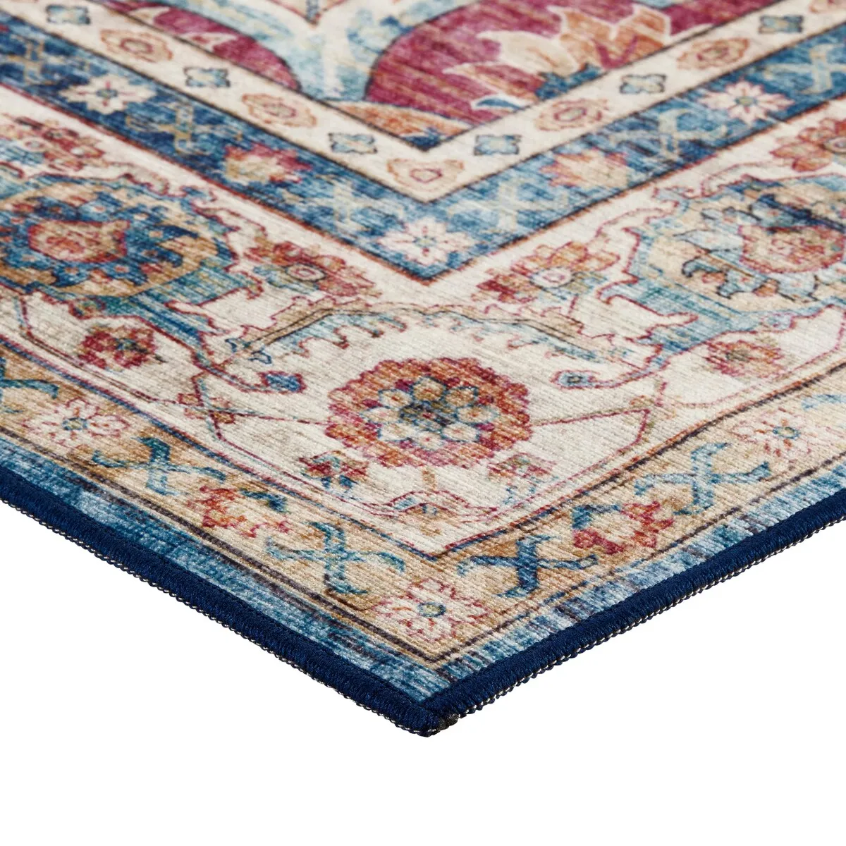 Creative Home Ideas Washable Skid-Resistant Chenille Rug