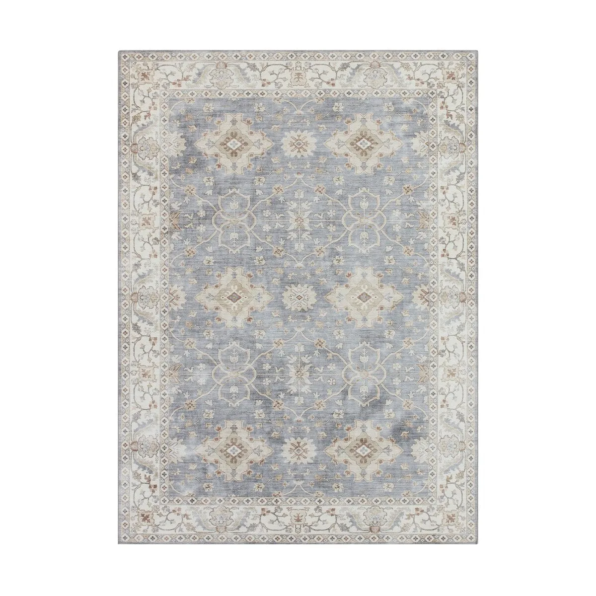 Creative Home Ideas Washable Skid-Resistant Chenille Rug