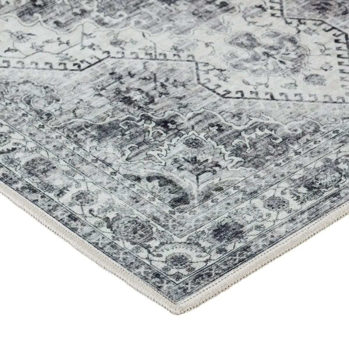 Creative Home Ideas Washable Skid-Resistant Chenille Rug