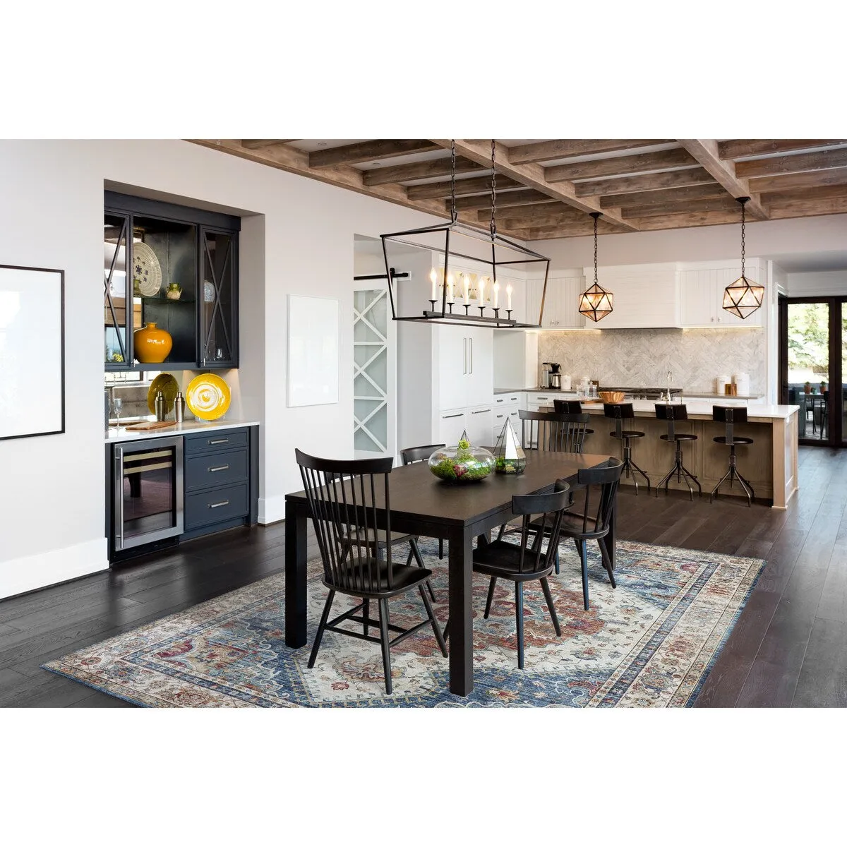Creative Home Ideas Washable Skid-Resistant Chenille Rug