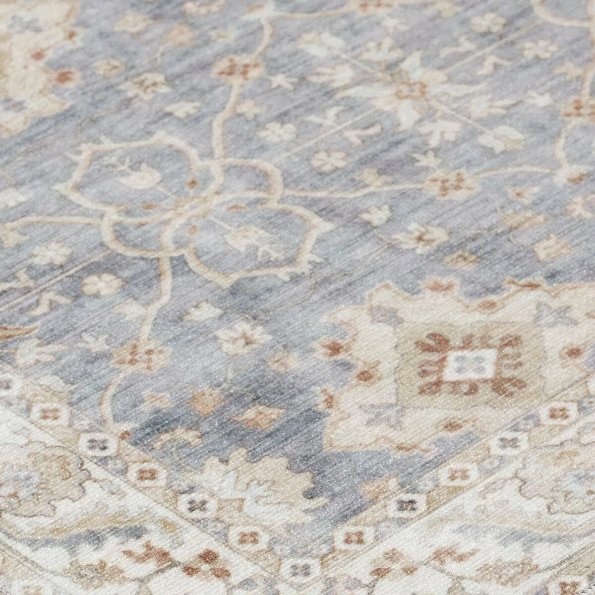Creative Home Ideas Washable Skid-Resistant Chenille Rug