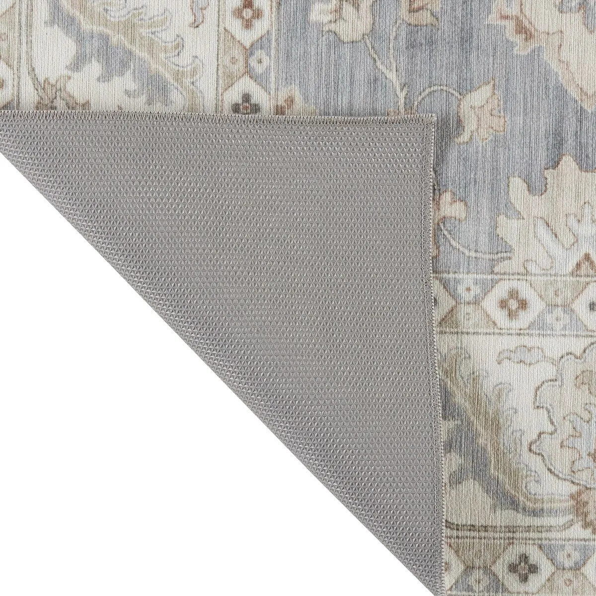 Creative Home Ideas Washable Skid-Resistant Chenille Rug