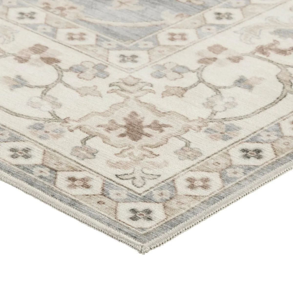 Creative Home Ideas Washable Skid-Resistant Chenille Rug