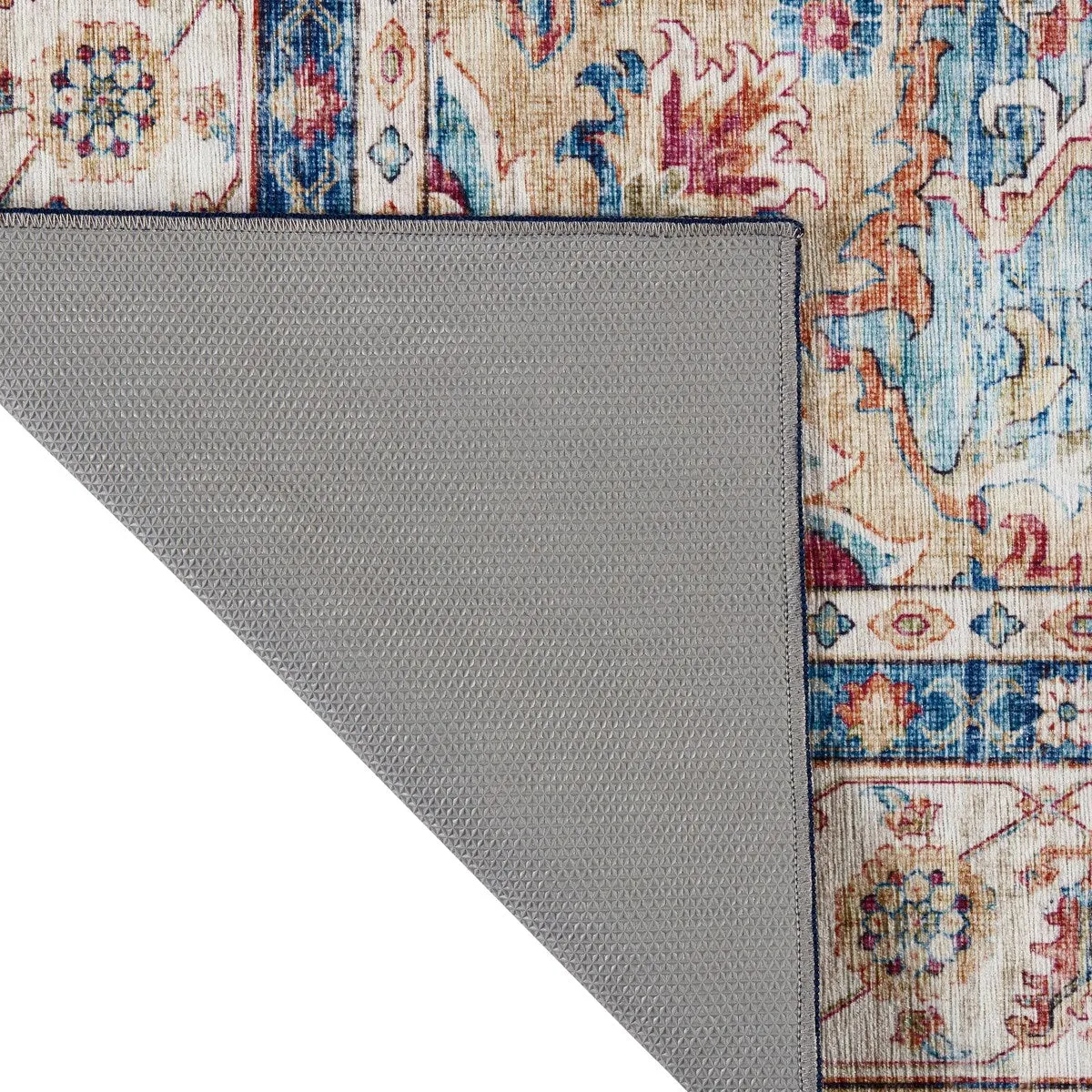Creative Home Ideas Washable Skid-Resistant Chenille Rug