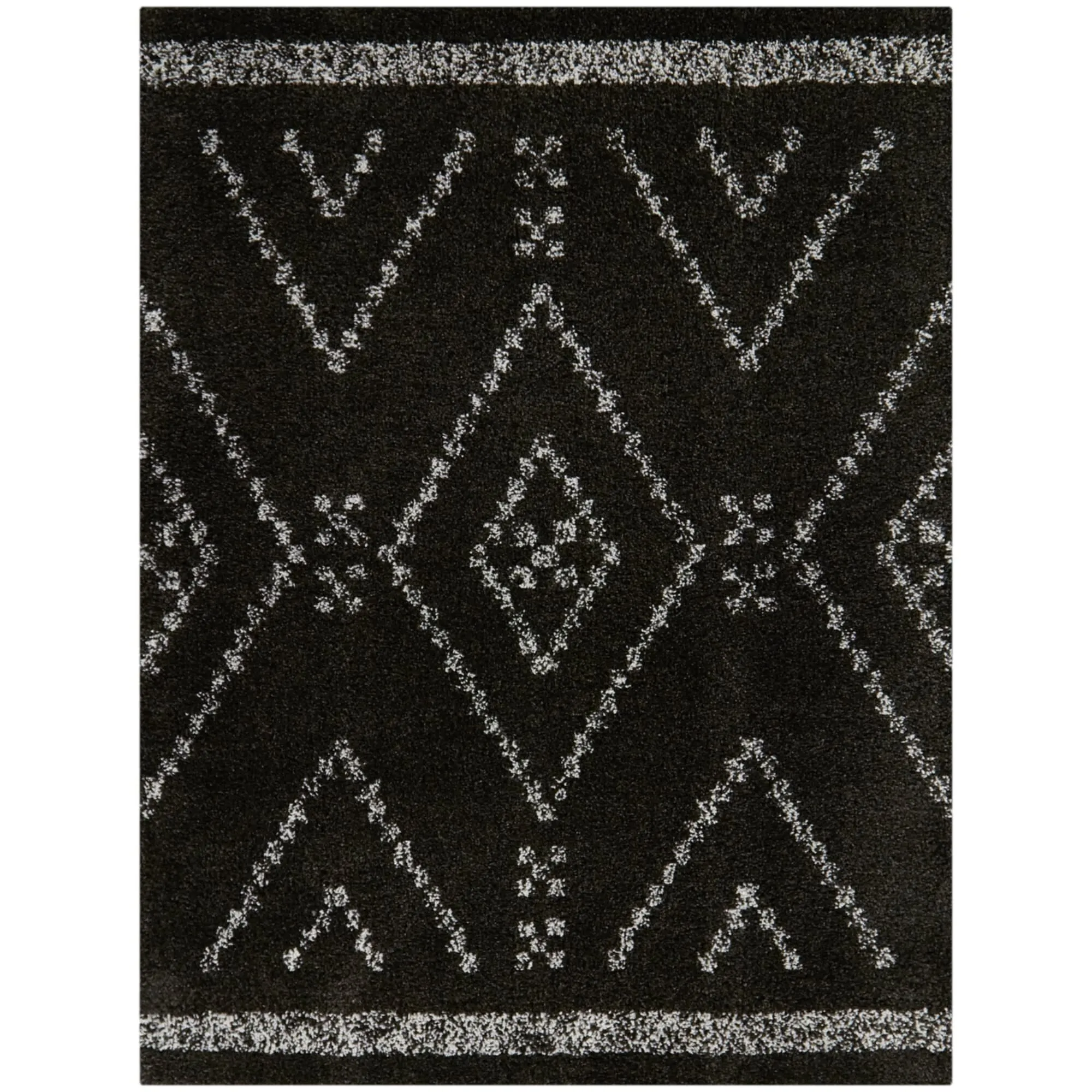 Culver Southwestern Diamond Shag Area Rug