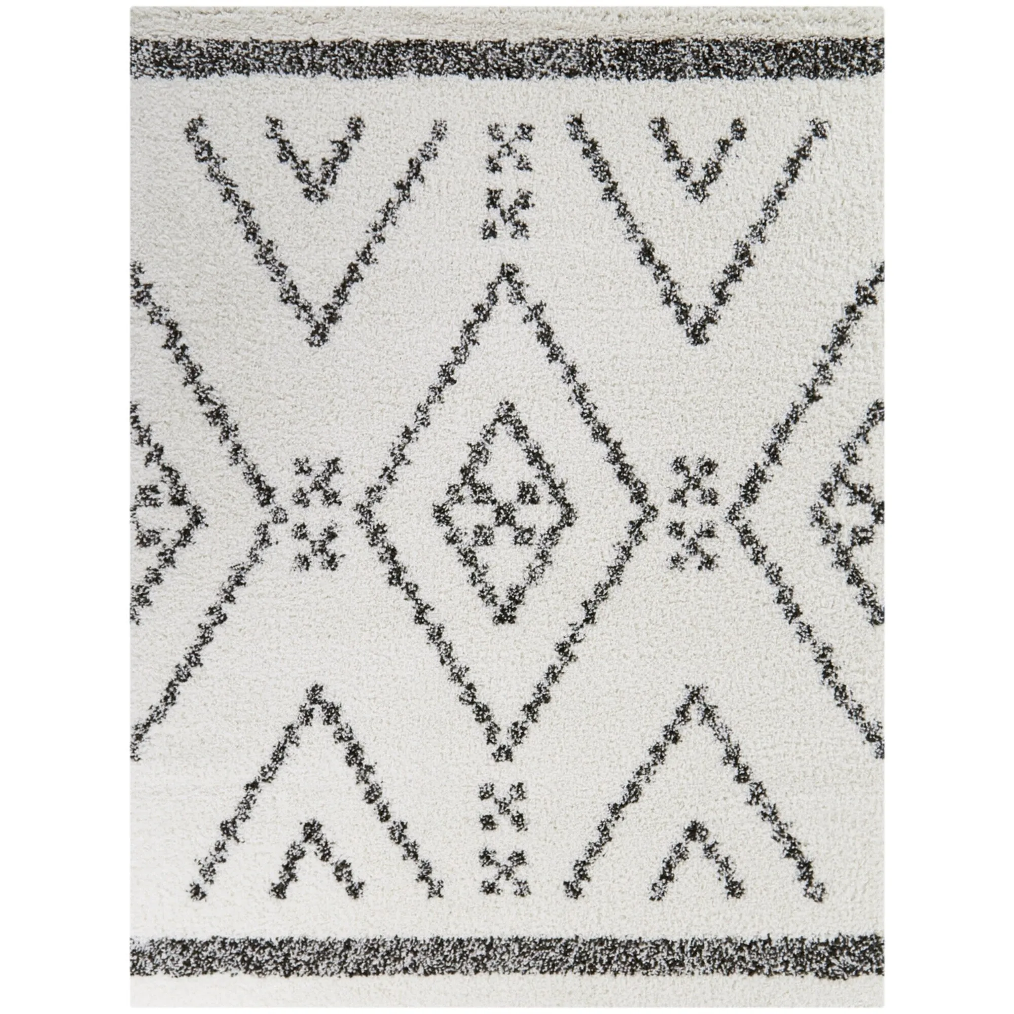 Culver Southwestern Diamond Shag Area Rug