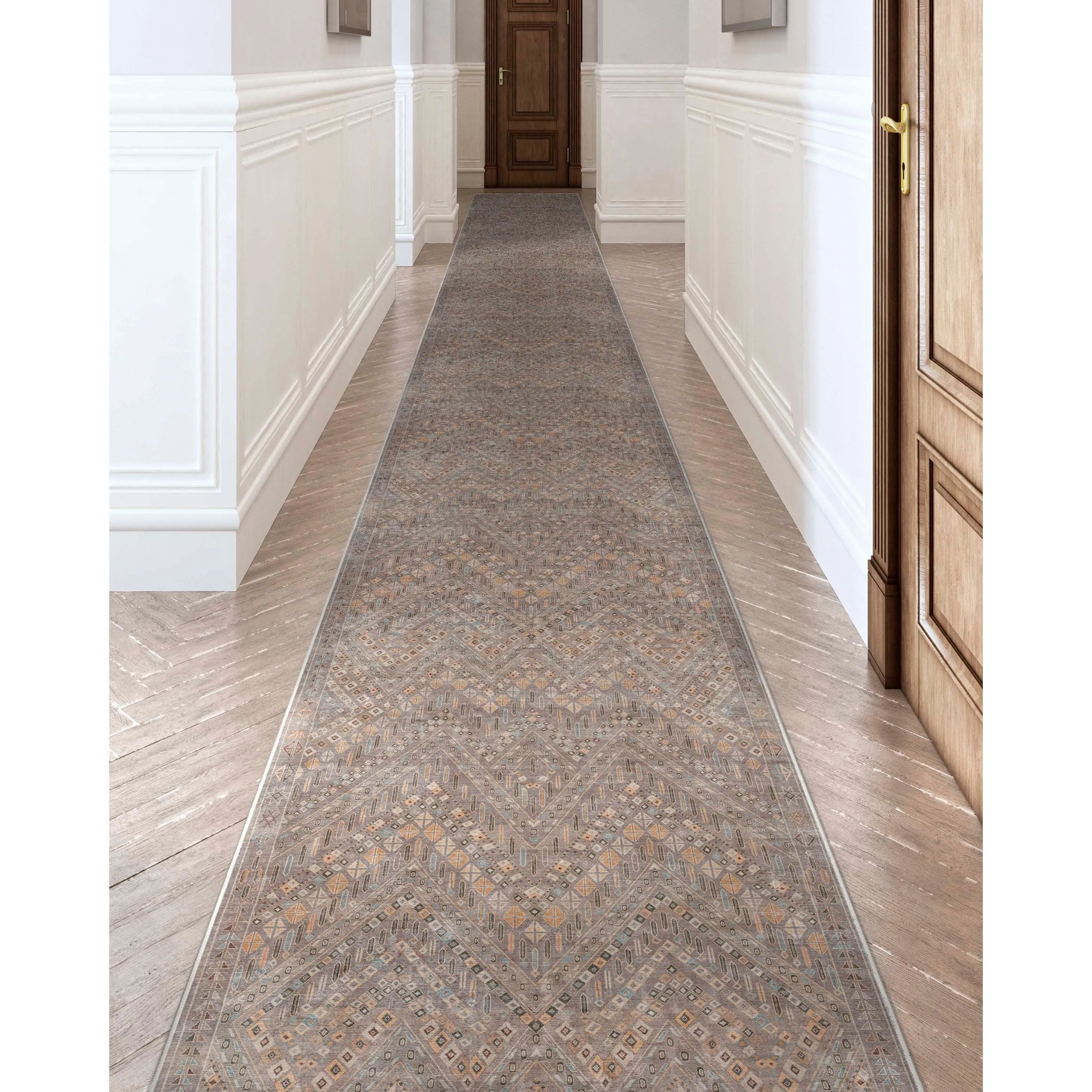 Custom Size Runner Asha Anya Vintage Tribal Hallway Stair Rug