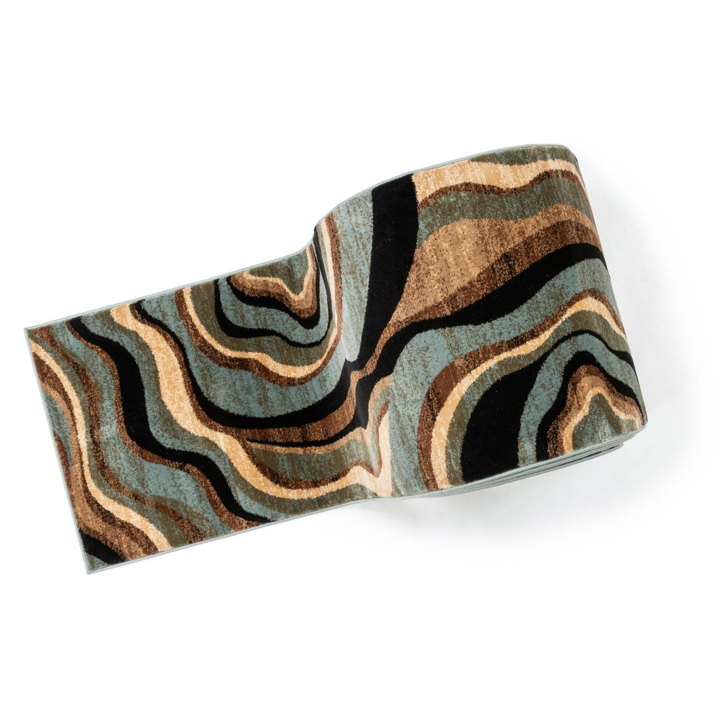Custom Size Runner Barclay Nirvana Waves Modern Hallway Stair Rug