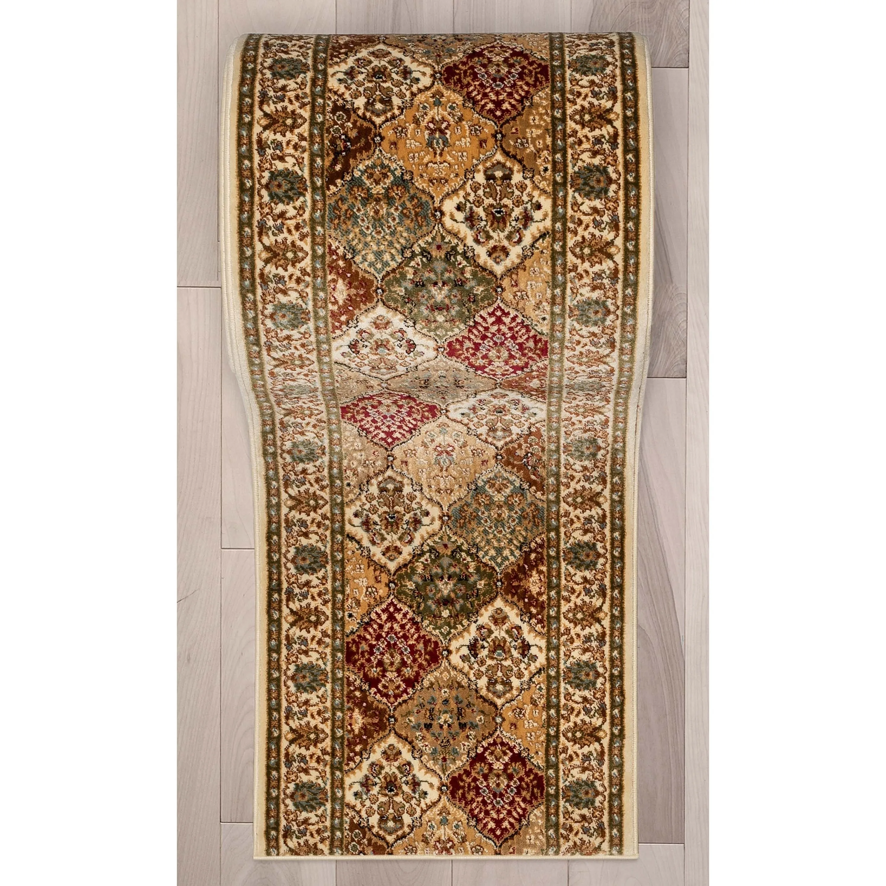 Custom Size Runner Barclay Pyla Persian Trellis Transitional Stair Rug