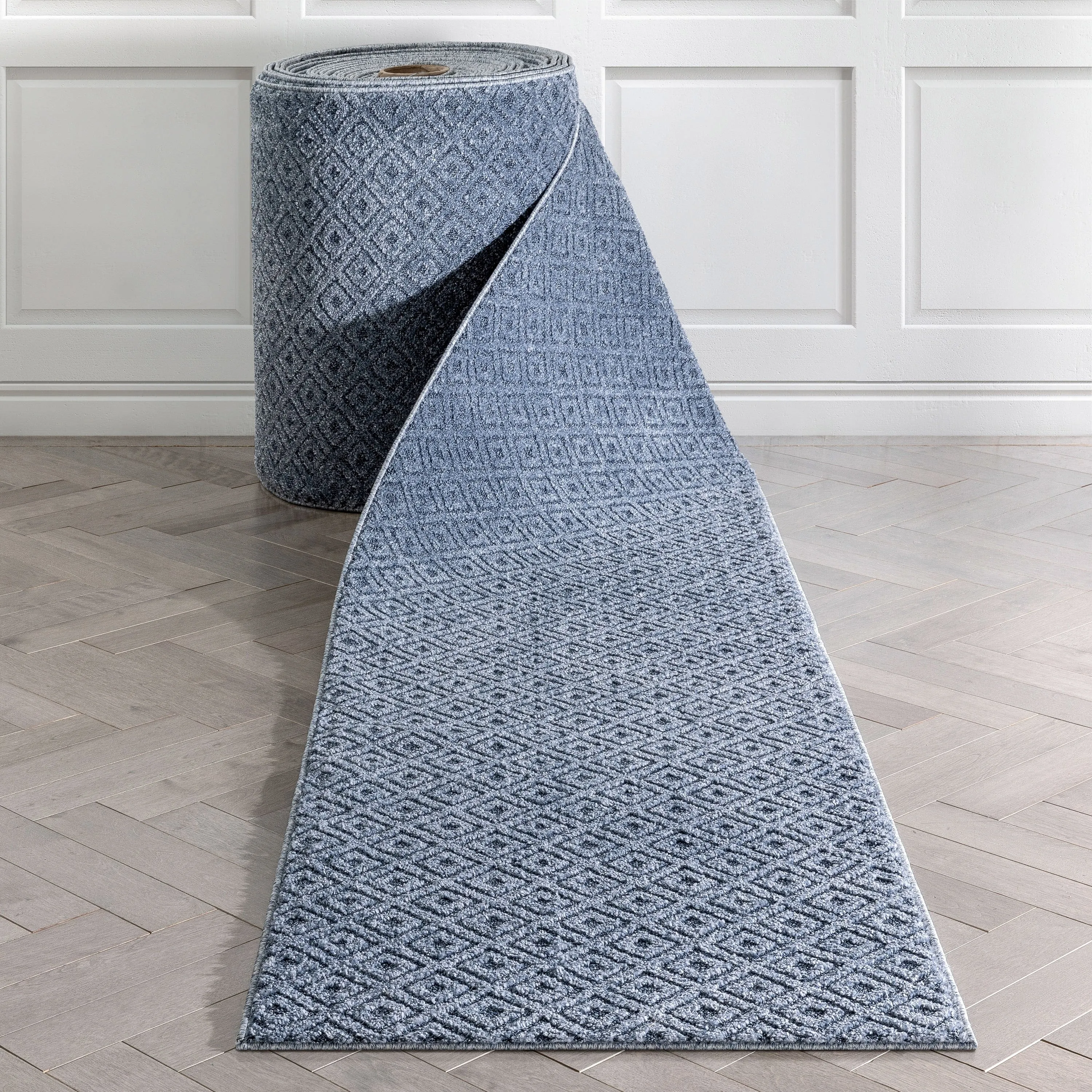 Custom Size Runner Malaga Pia Tribal Diamond Hallway Stair Rug