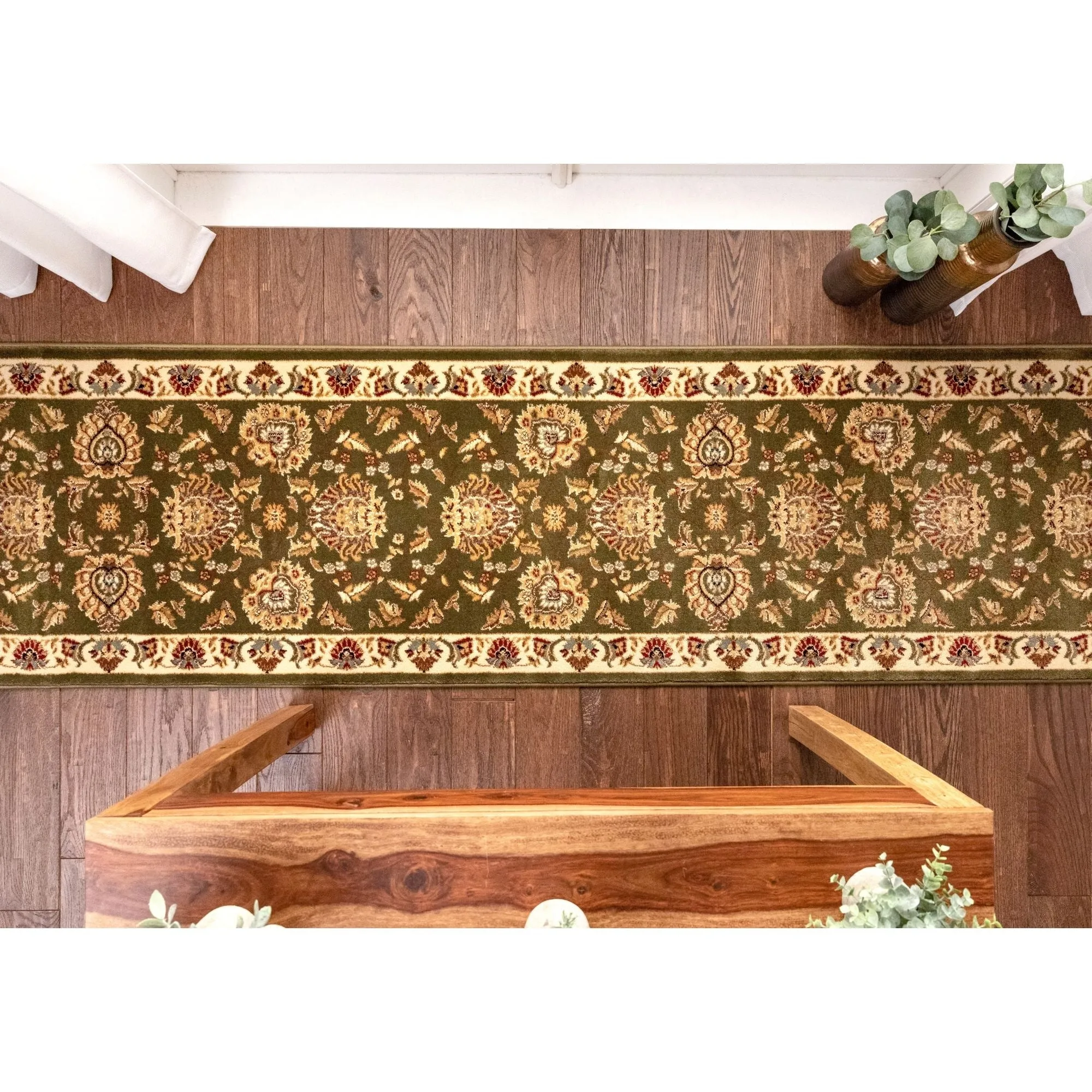 Custom Size Runner Timeless Abbasi Traditional Stair Rug