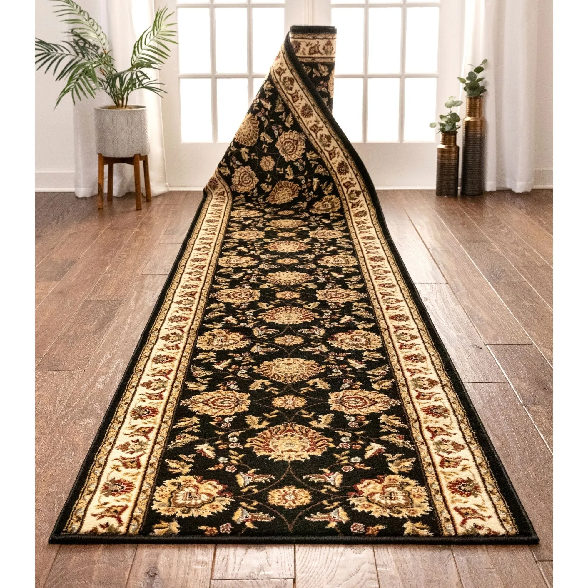 Custom Size Runner Timeless Abbasi Traditional Stair Rug