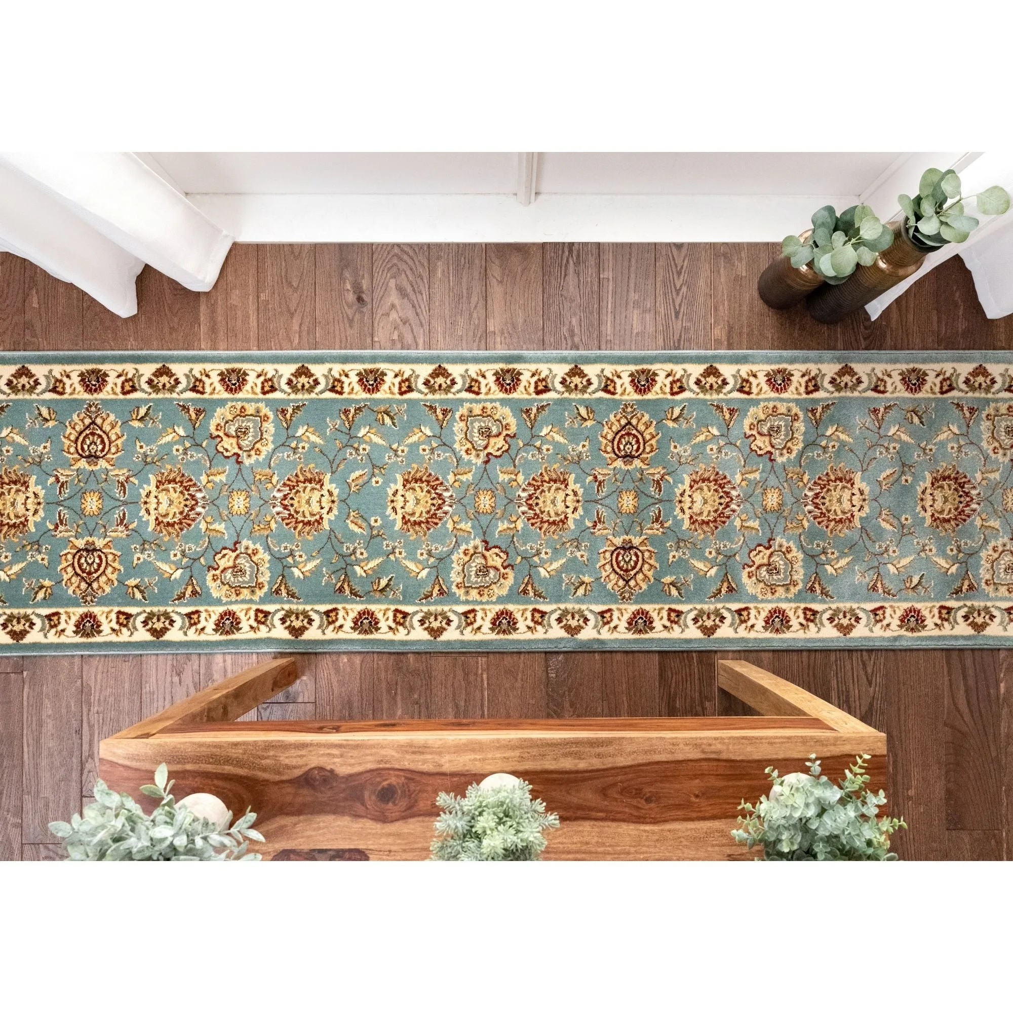 Custom Size Runner Timeless Abbasi Traditional Stair Rug
