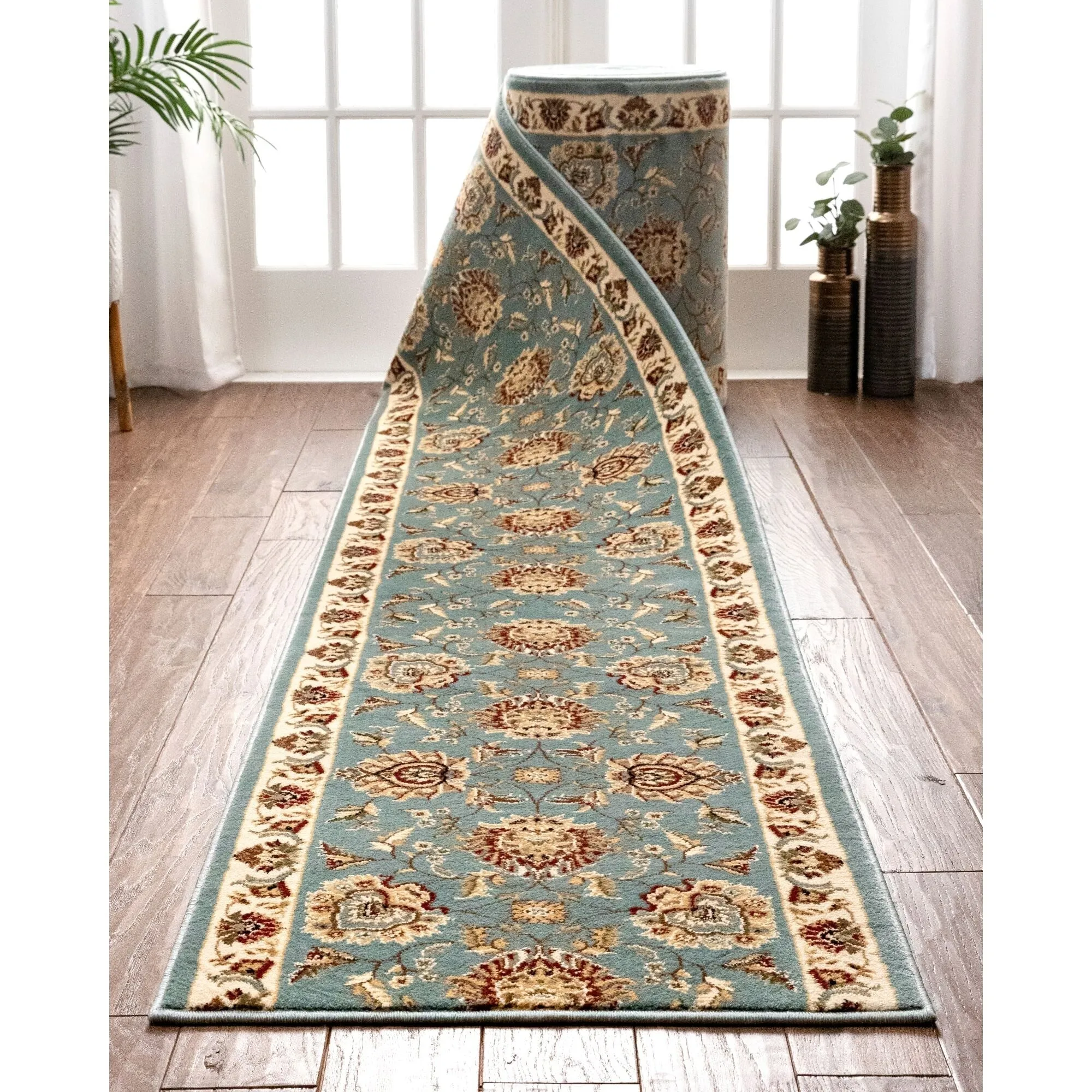 Custom Size Runner Timeless Abbasi Traditional Stair Rug