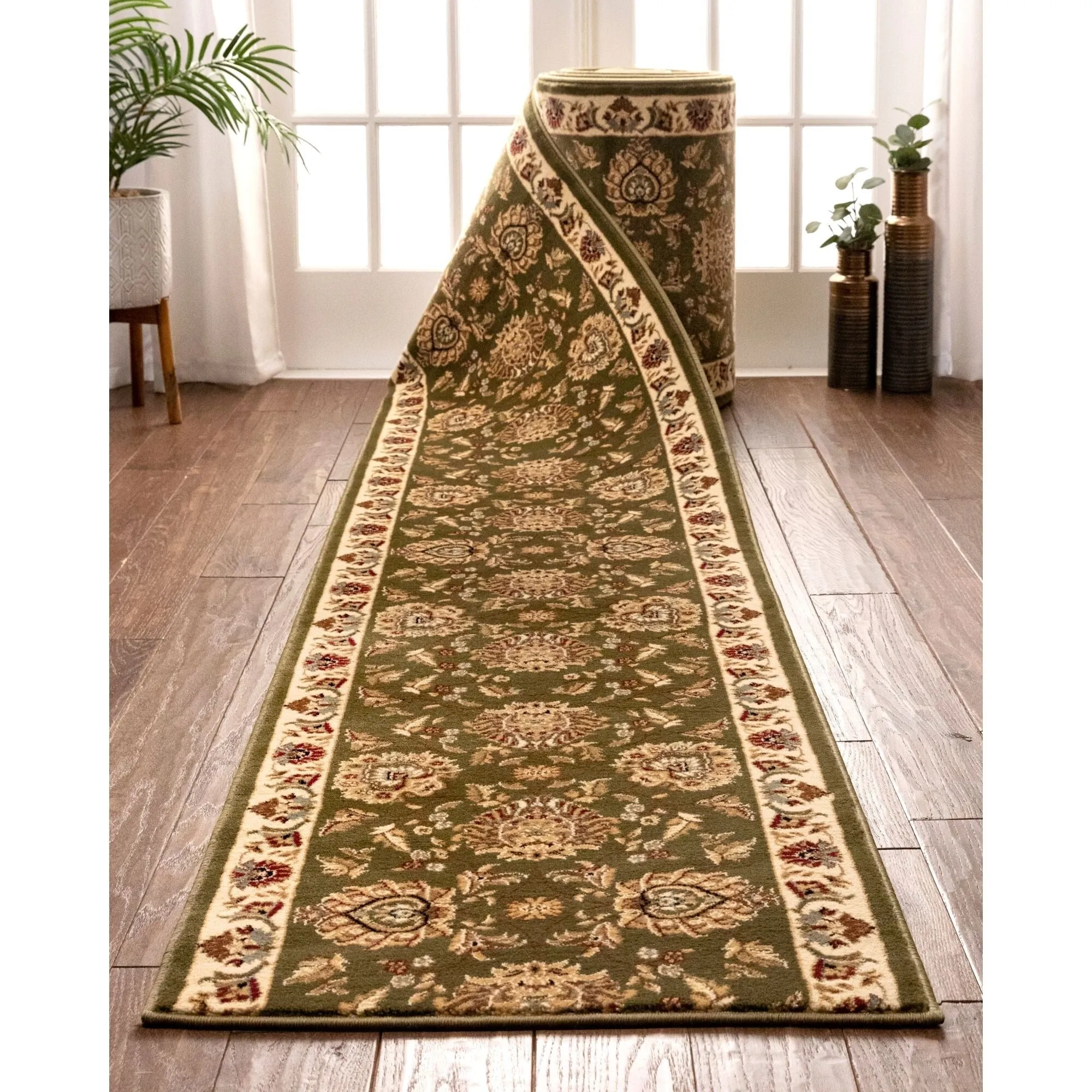 Custom Size Runner Timeless Abbasi Traditional Stair Rug