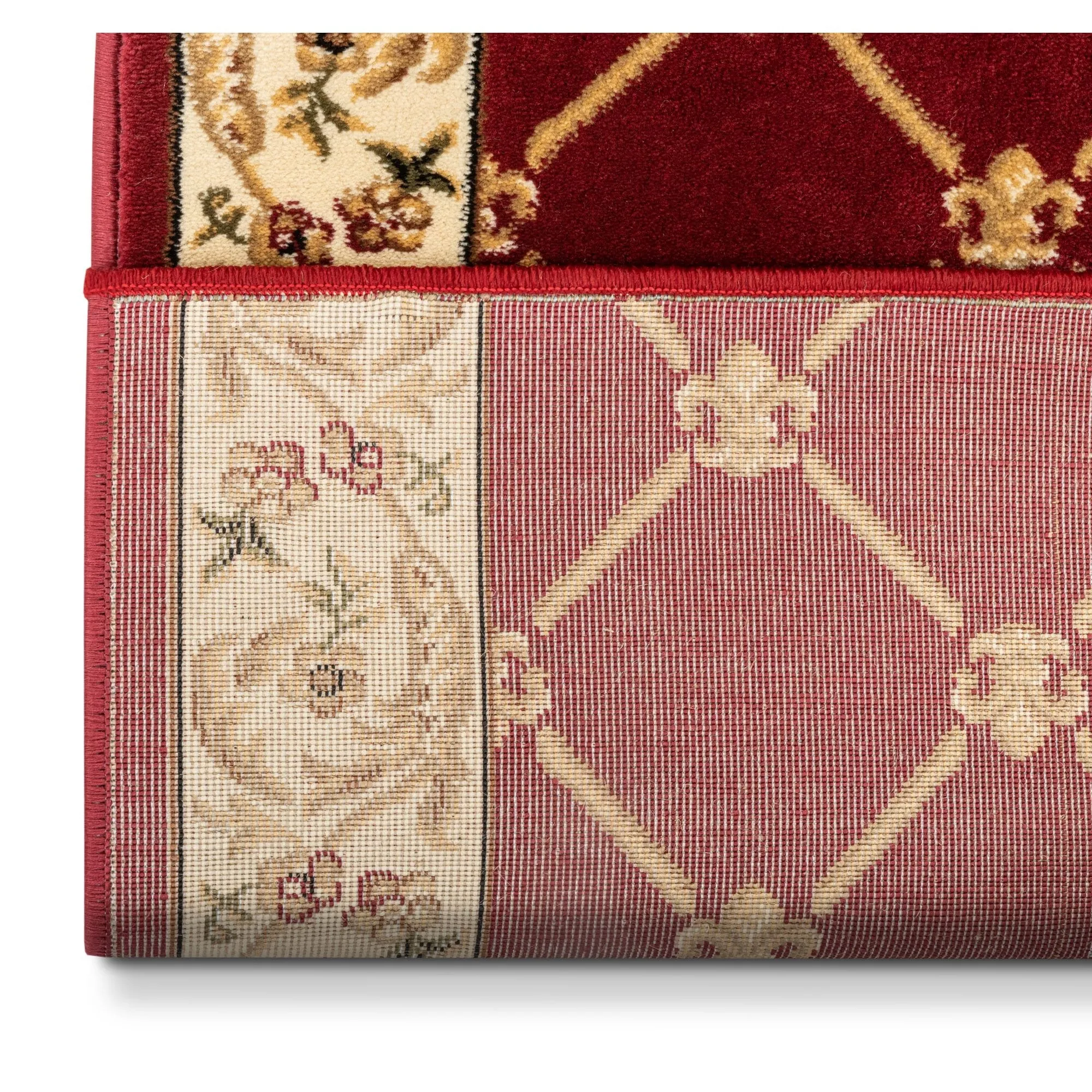 Custom Size Runner Timeless Fleur De Lis Traditional Stair Rug