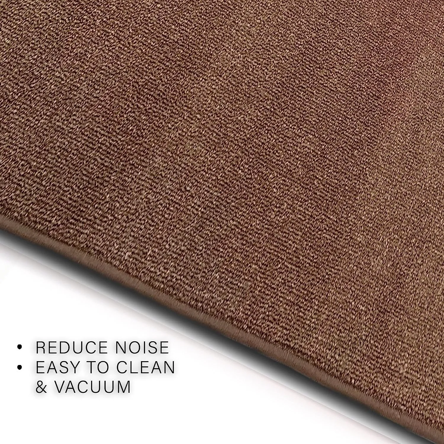 Custom Size Solid Design Beige.Brown.Red Color Non-Slip Rubber Backing- 31 Inch Wide x Your Choice of Length Runner Rug