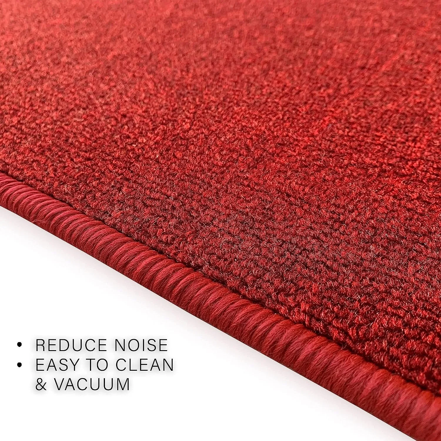 Custom Size Solid Design Beige.Brown.Red Color Non-Slip Rubber Backing- 31 Inch Wide x Your Choice of Length Runner Rug