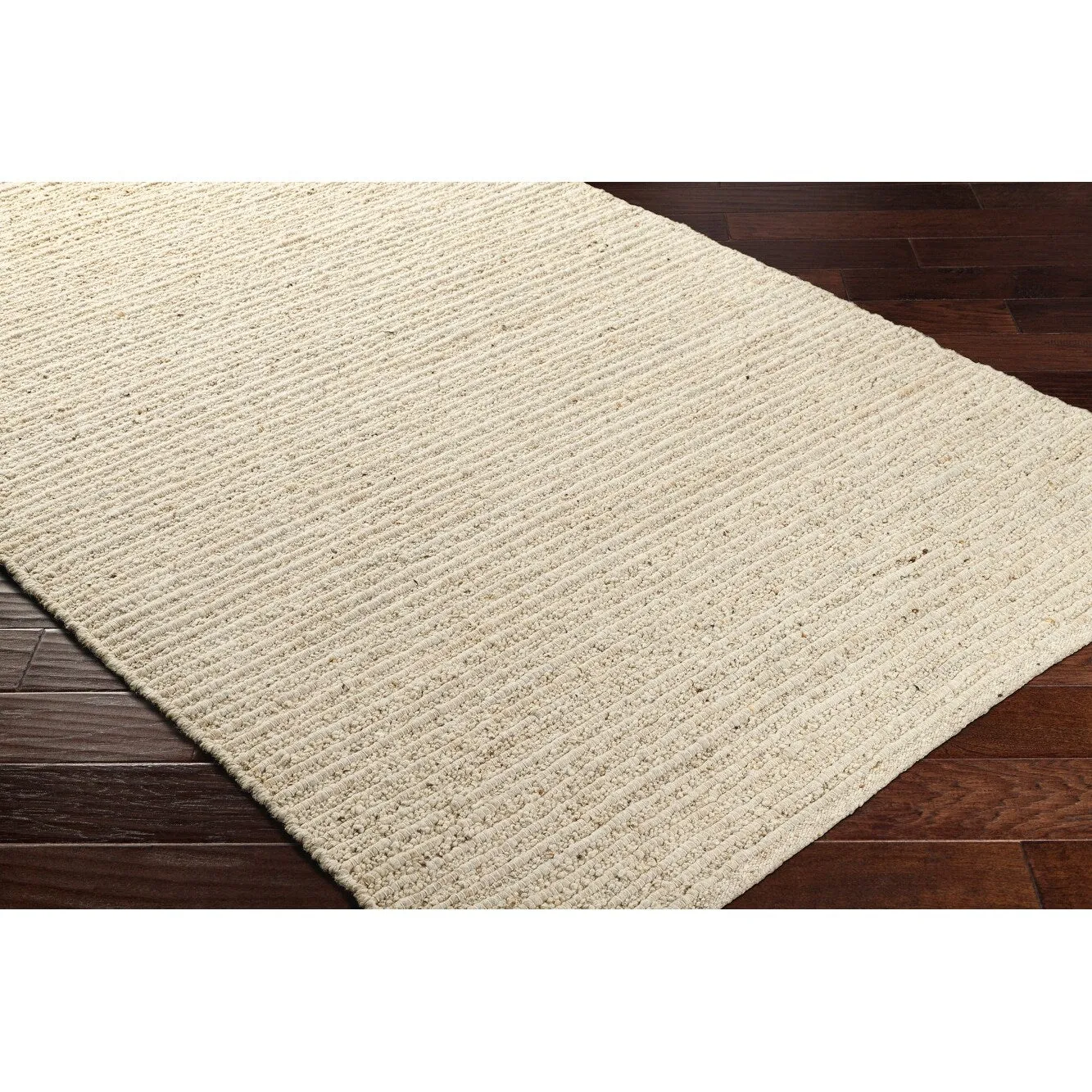 Dawley Handmade Solid Neutral Wool Area Rug