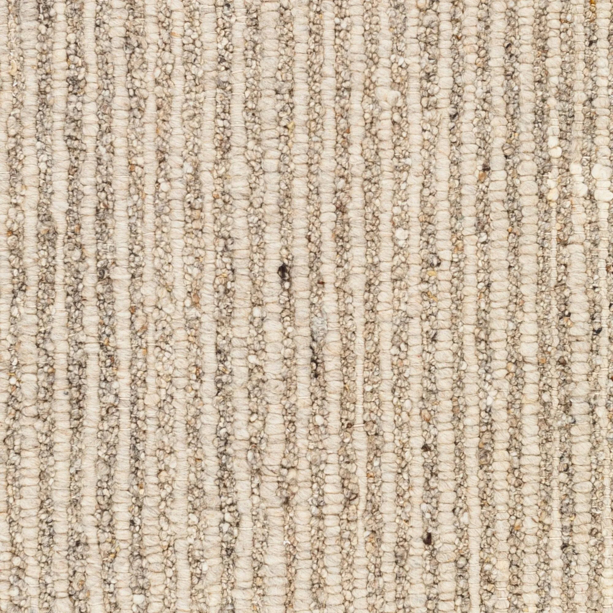Dawley Handmade Solid Neutral Wool Area Rug