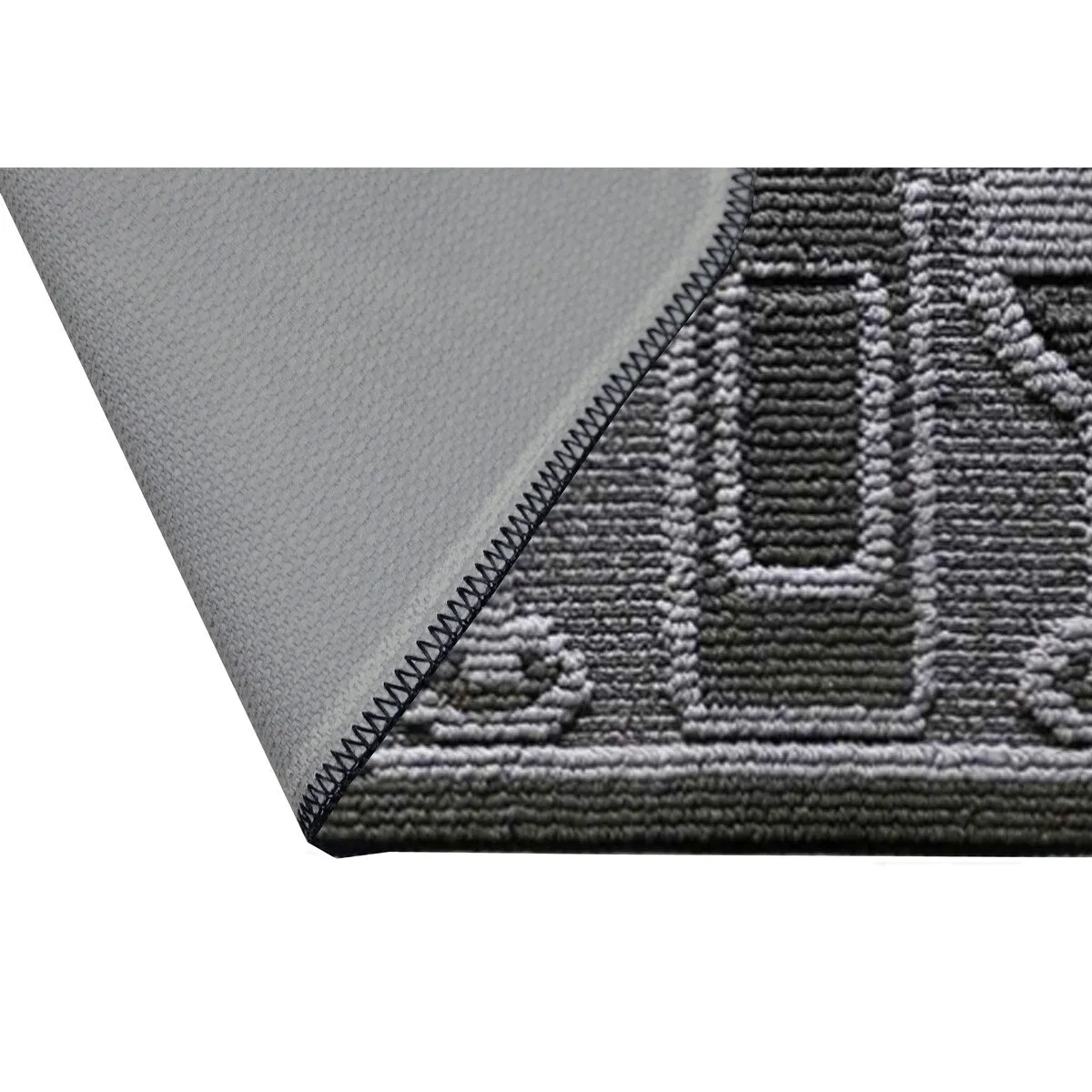 Decor Non-Slip Rubber Back Soft Durable Woven Fluffy Runner Area Carpet Floor Mat Indoor Kitchen Rug. Black Wine Cheers