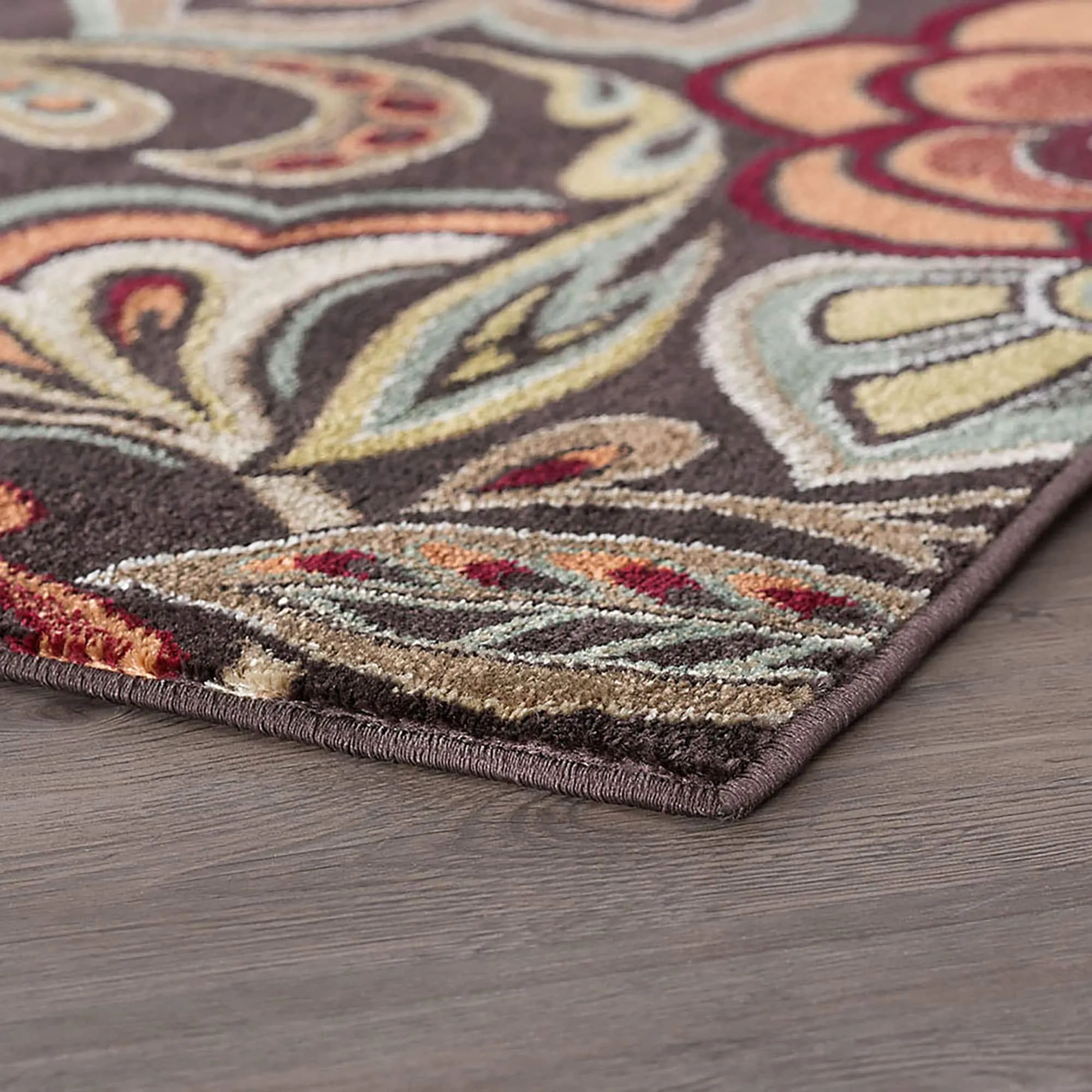 Decora Farmhouse Floral Indoor Area Rug