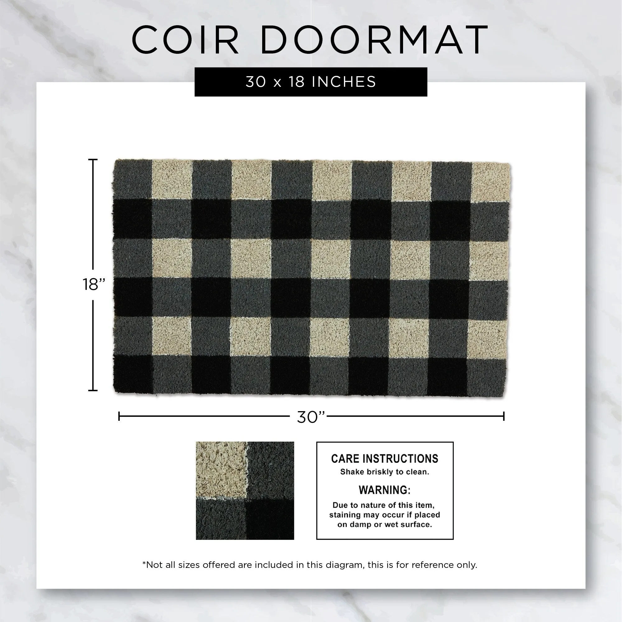 DII Christmas Holiday Doormat