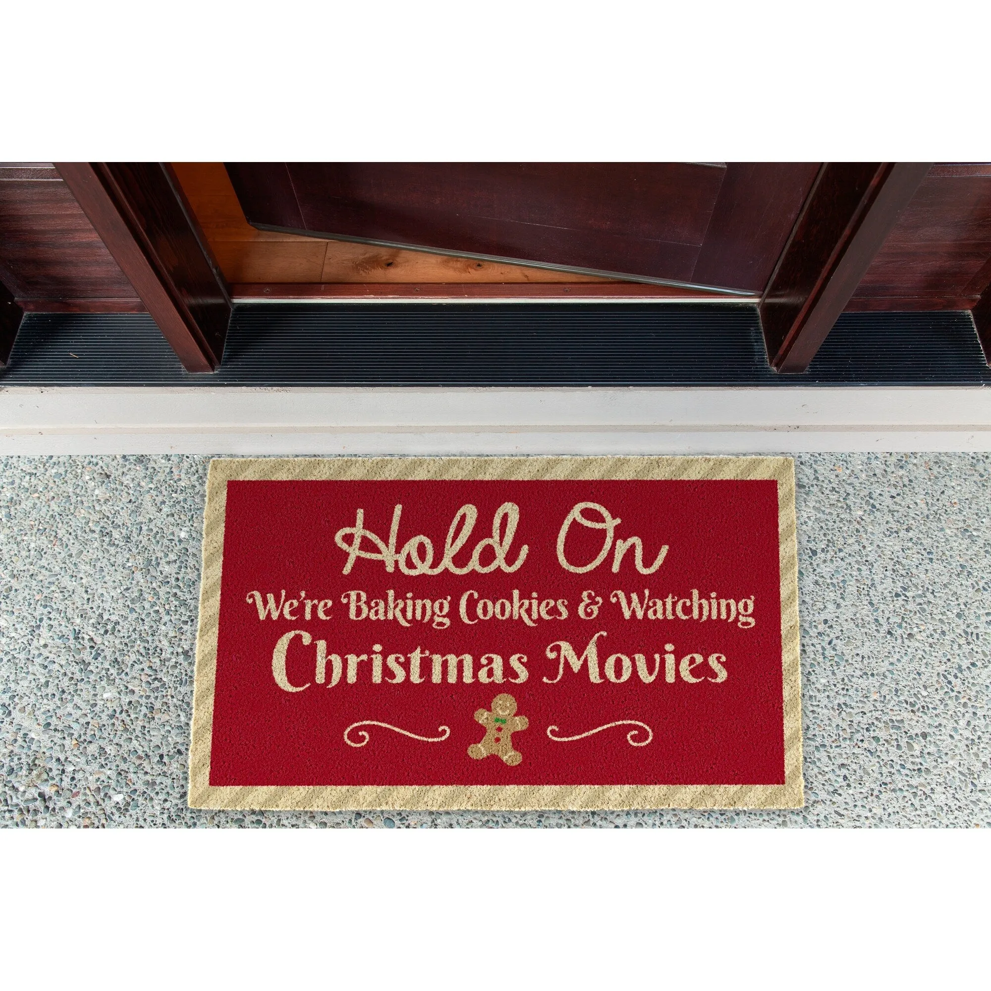 DII Christmas Holiday Doormat