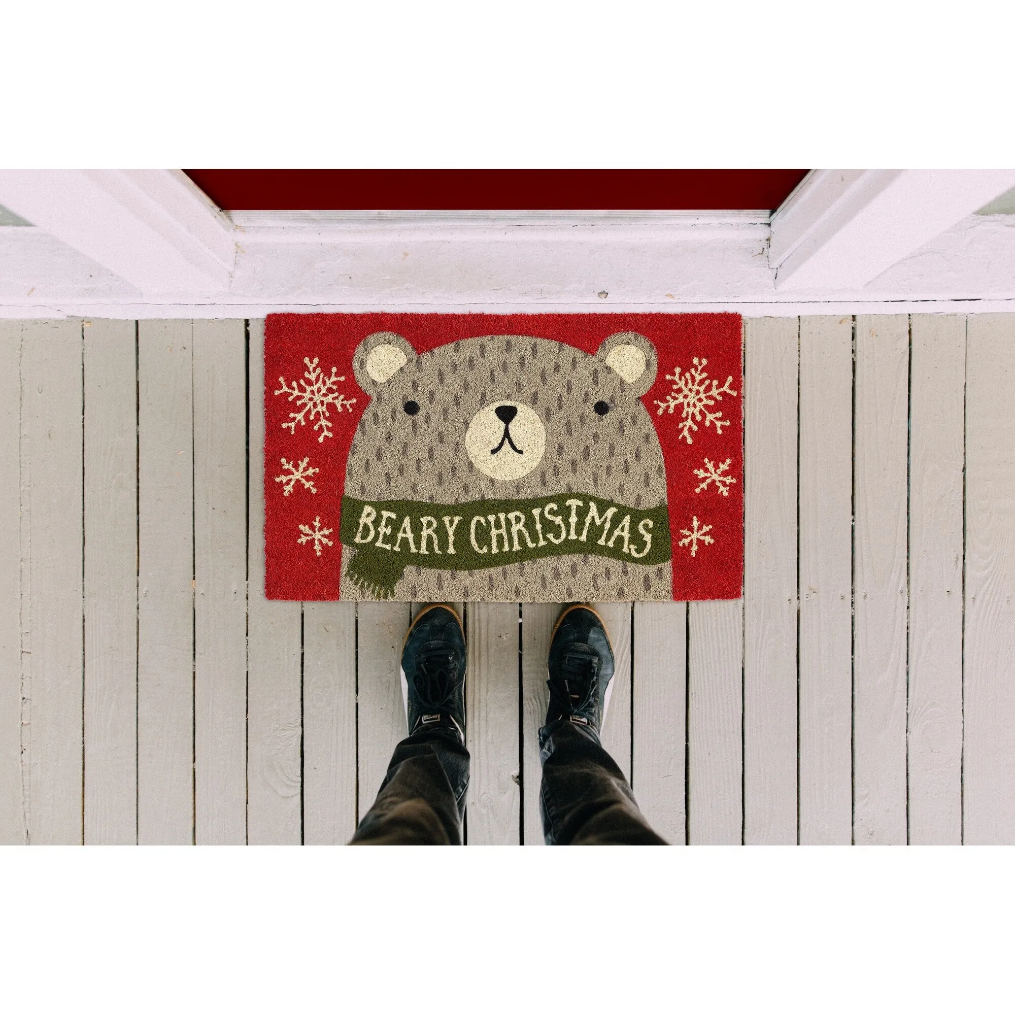 DII Christmas Holiday Doormat