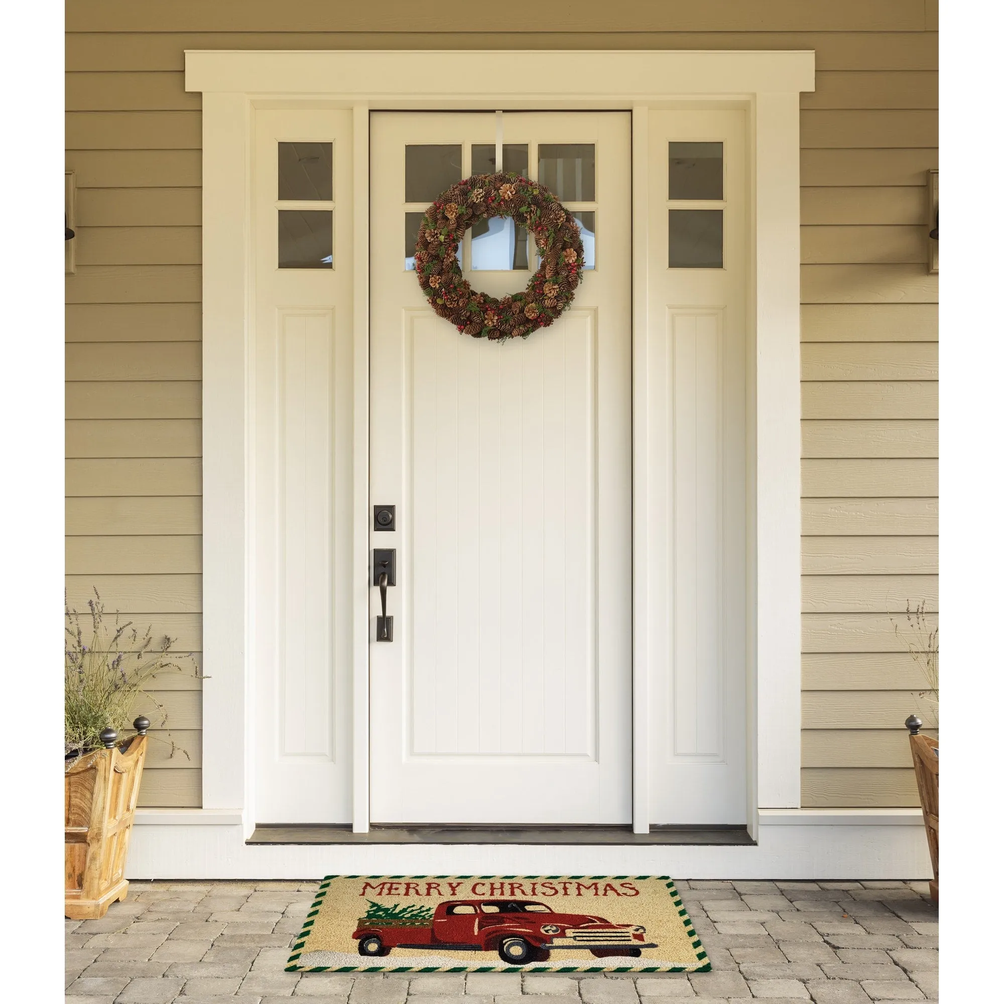 DII Christmas Holiday Doormat