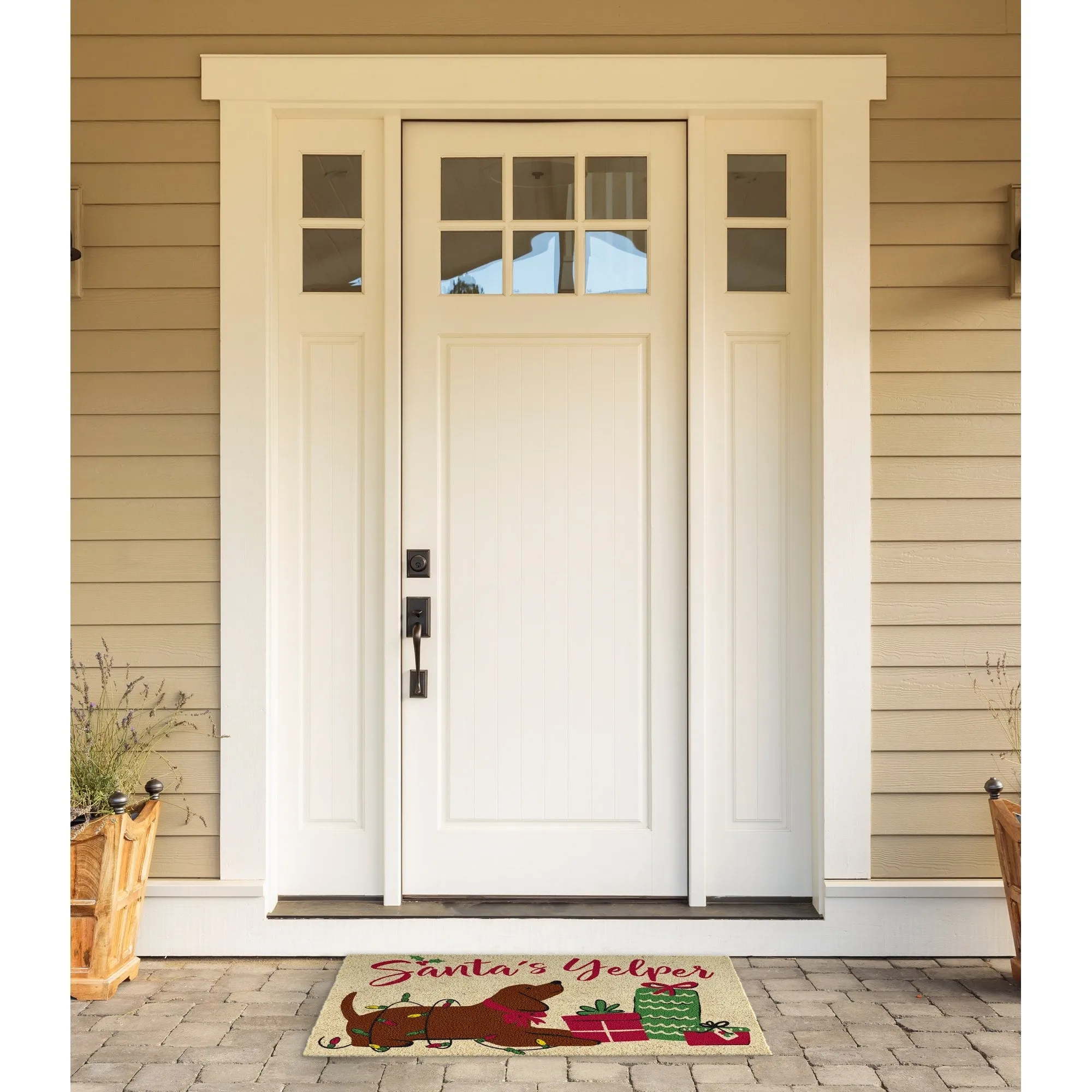 DII Christmas Holiday Doormat