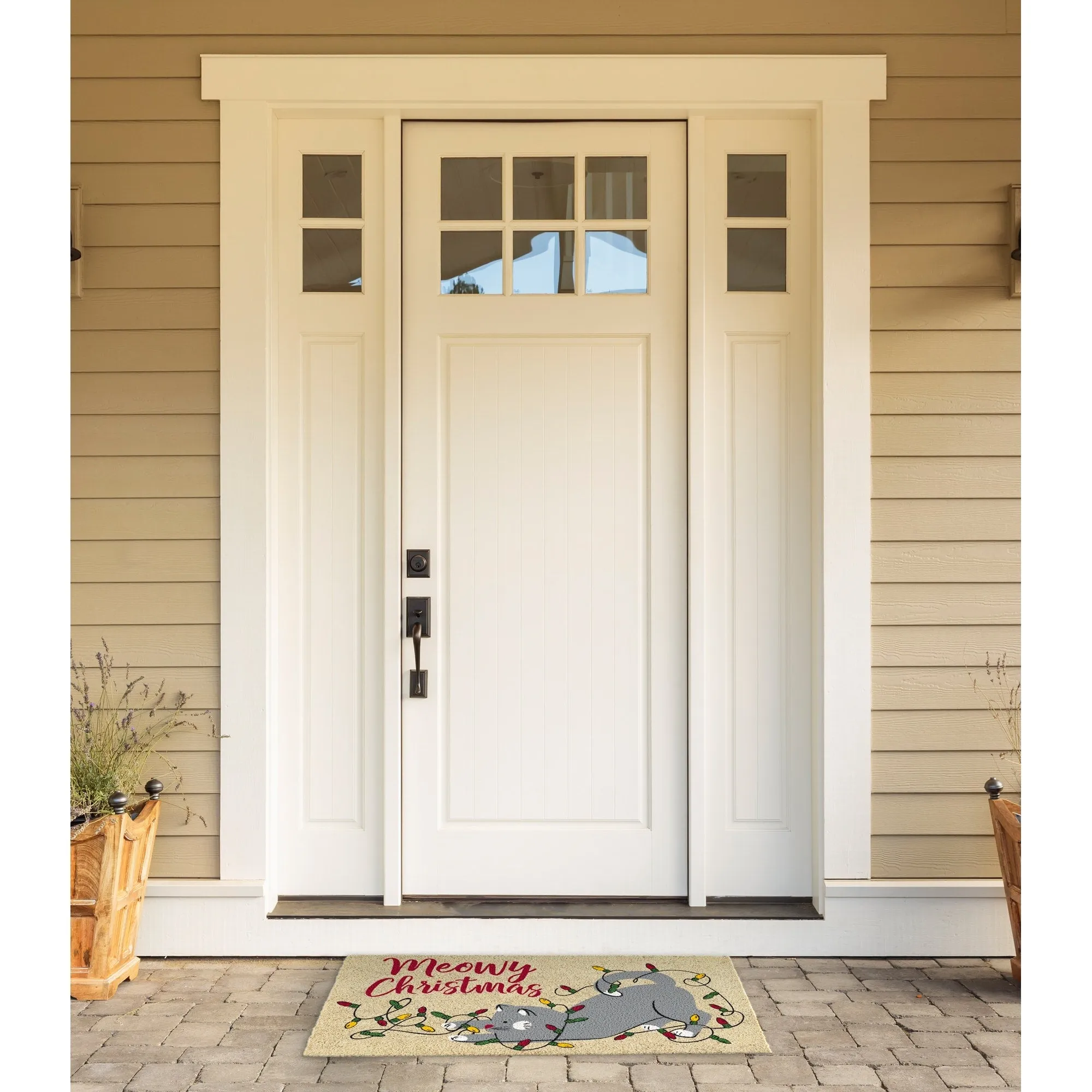 DII Christmas Holiday Doormat