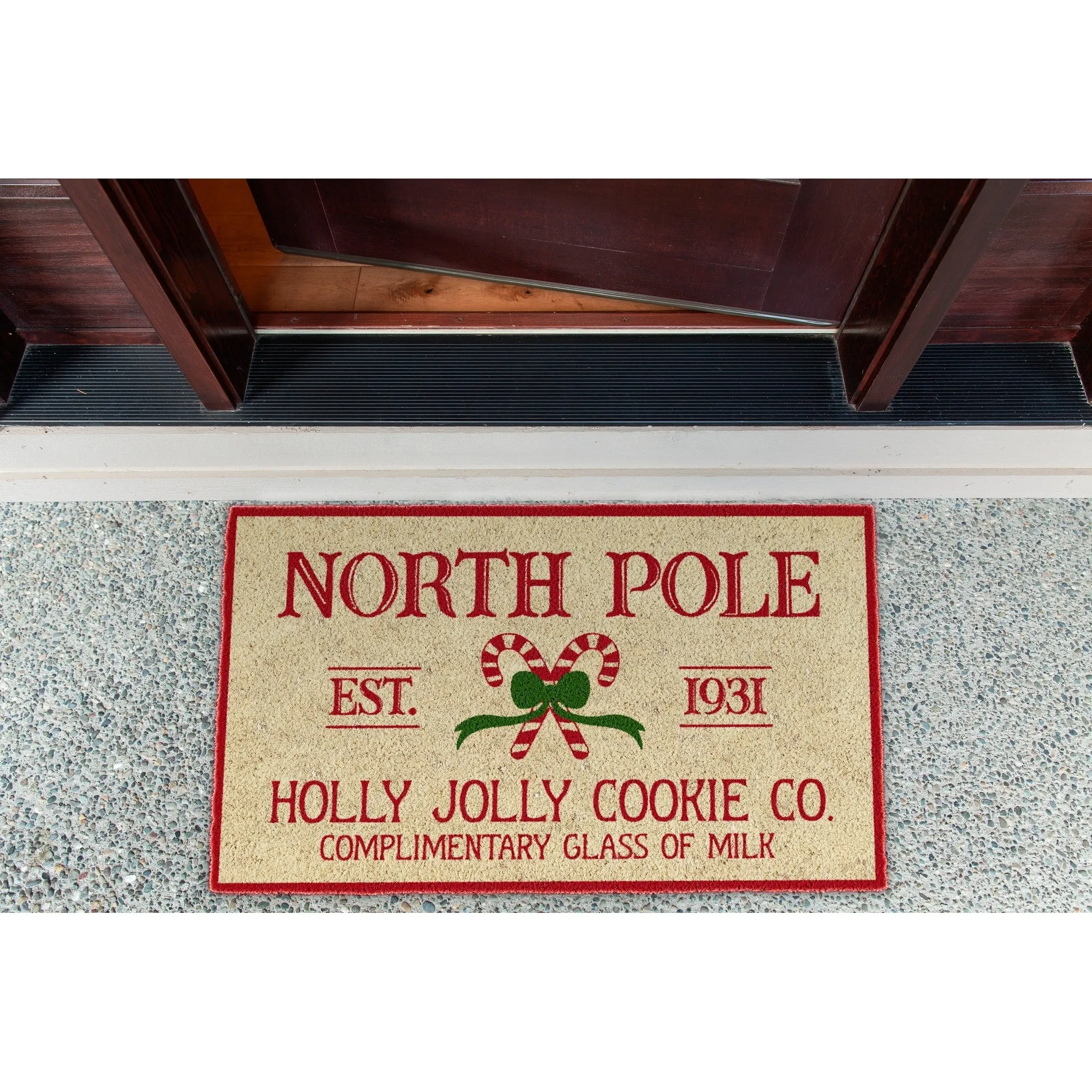DII Christmas Holiday Doormat