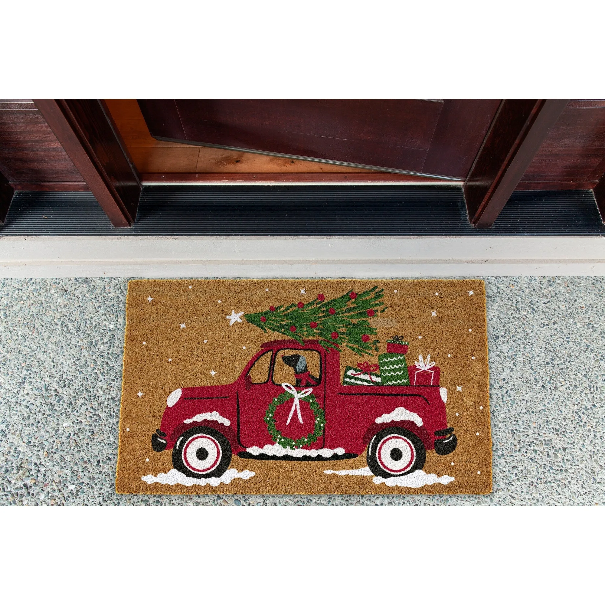 DII Christmas Holiday Doormat
