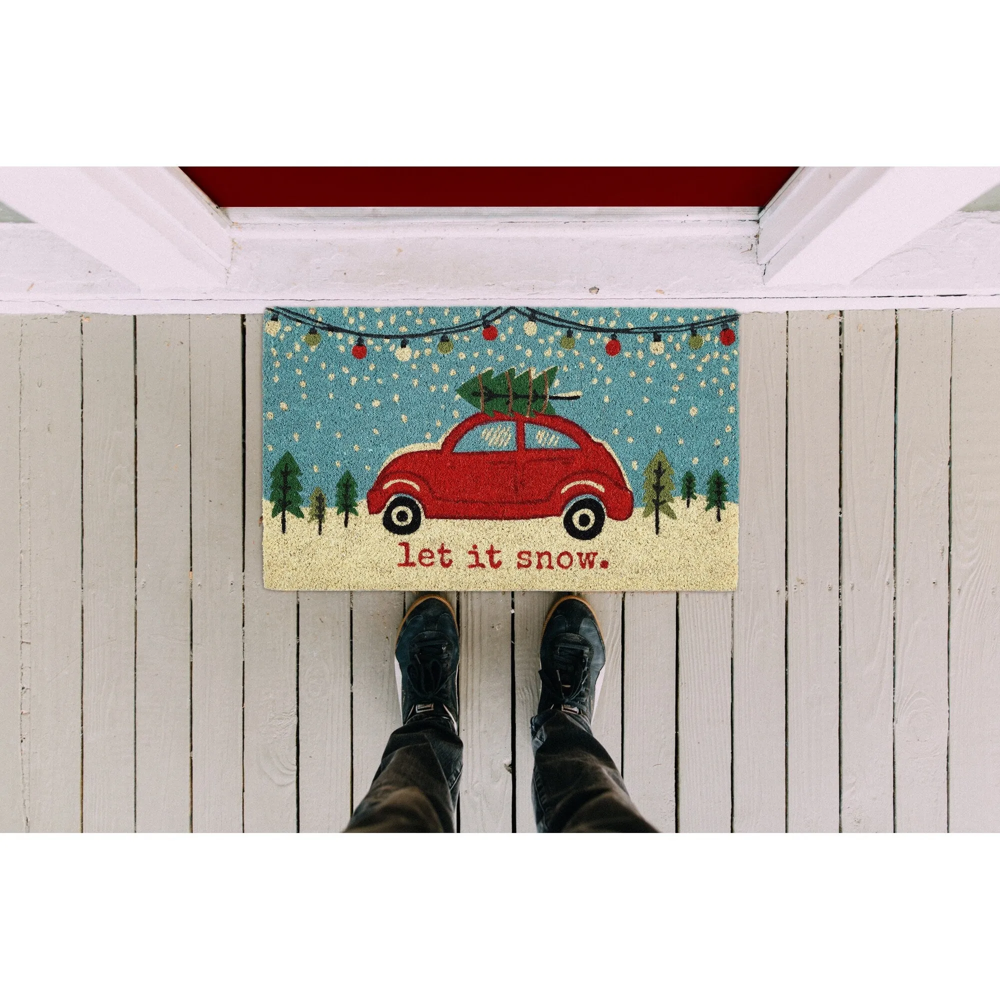 DII Christmas Holiday Doormat