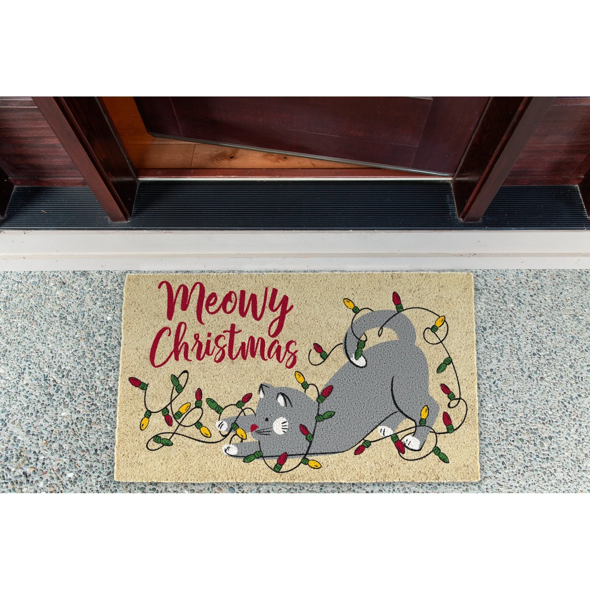 DII Christmas Holiday Doormat