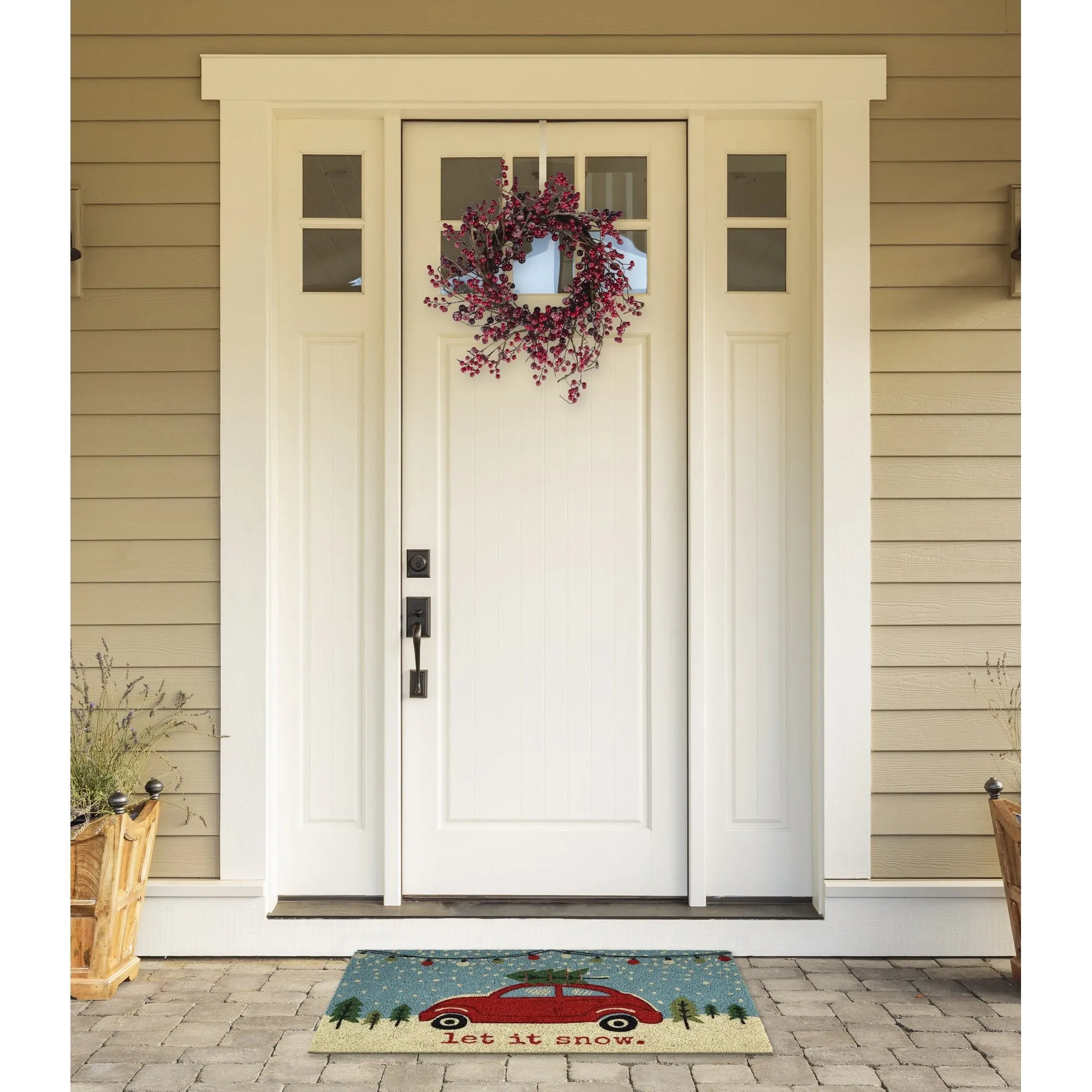 DII Christmas Holiday Doormat