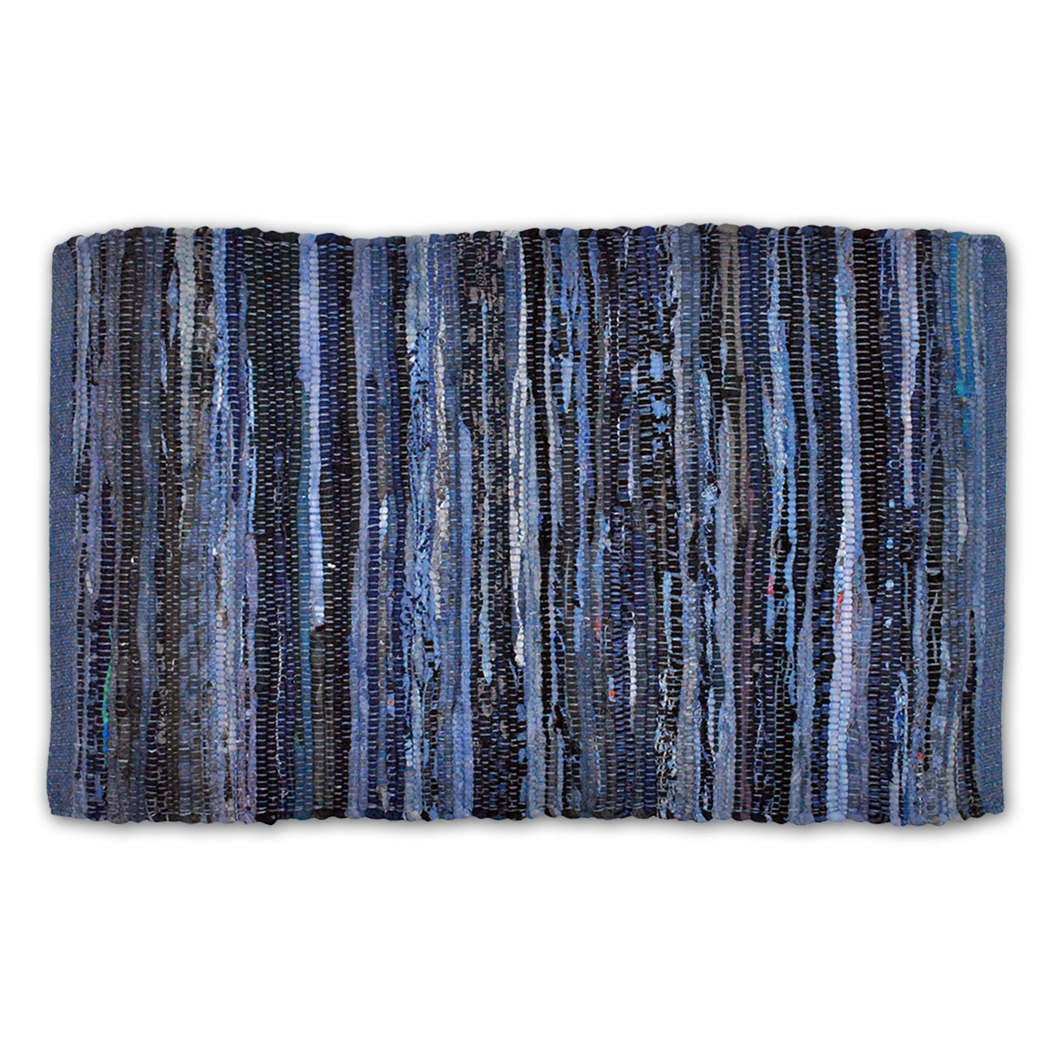 DII Recycled Fabric Striped Handmade Rag Rug