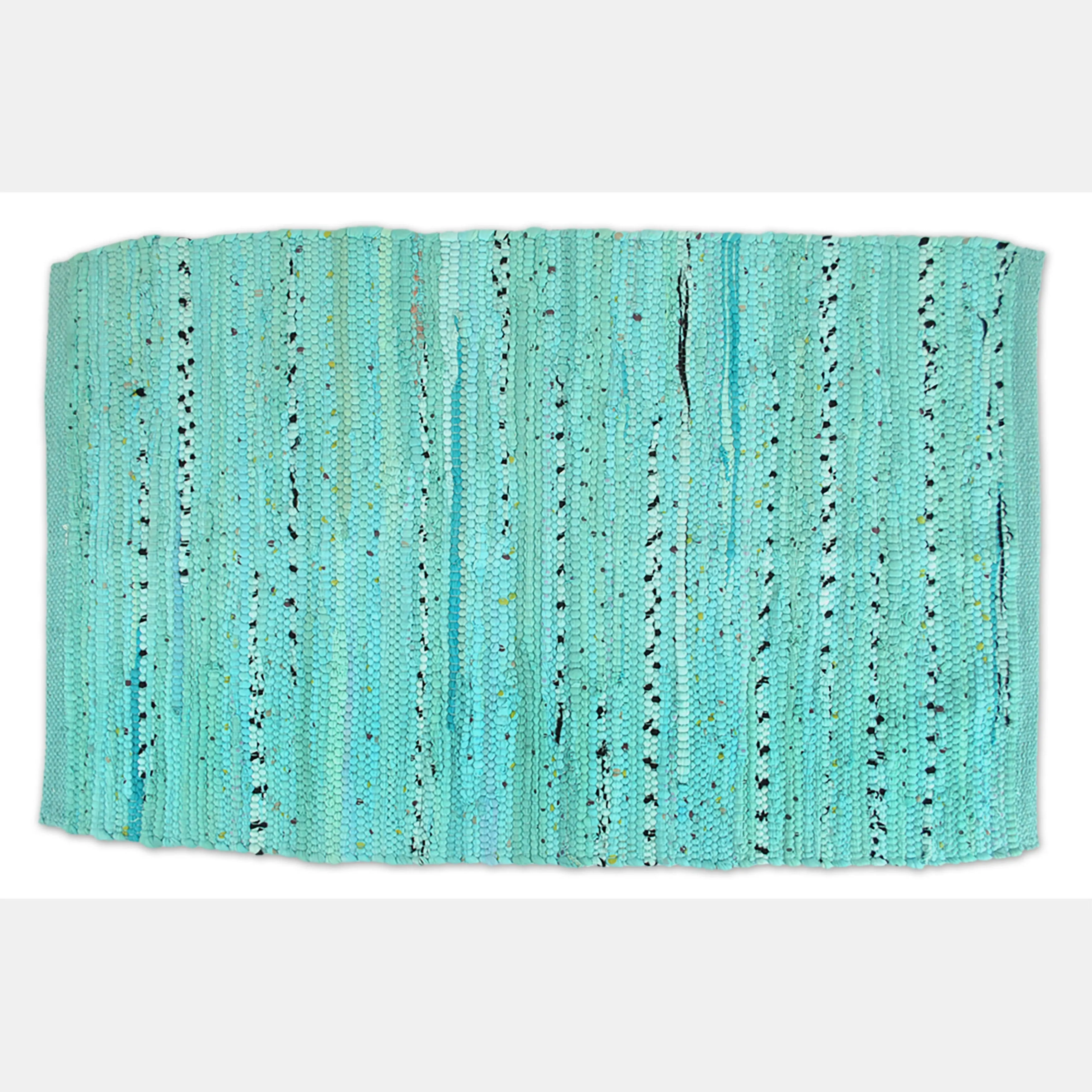DII Recycled Fabric Striped Handmade Rag Rug