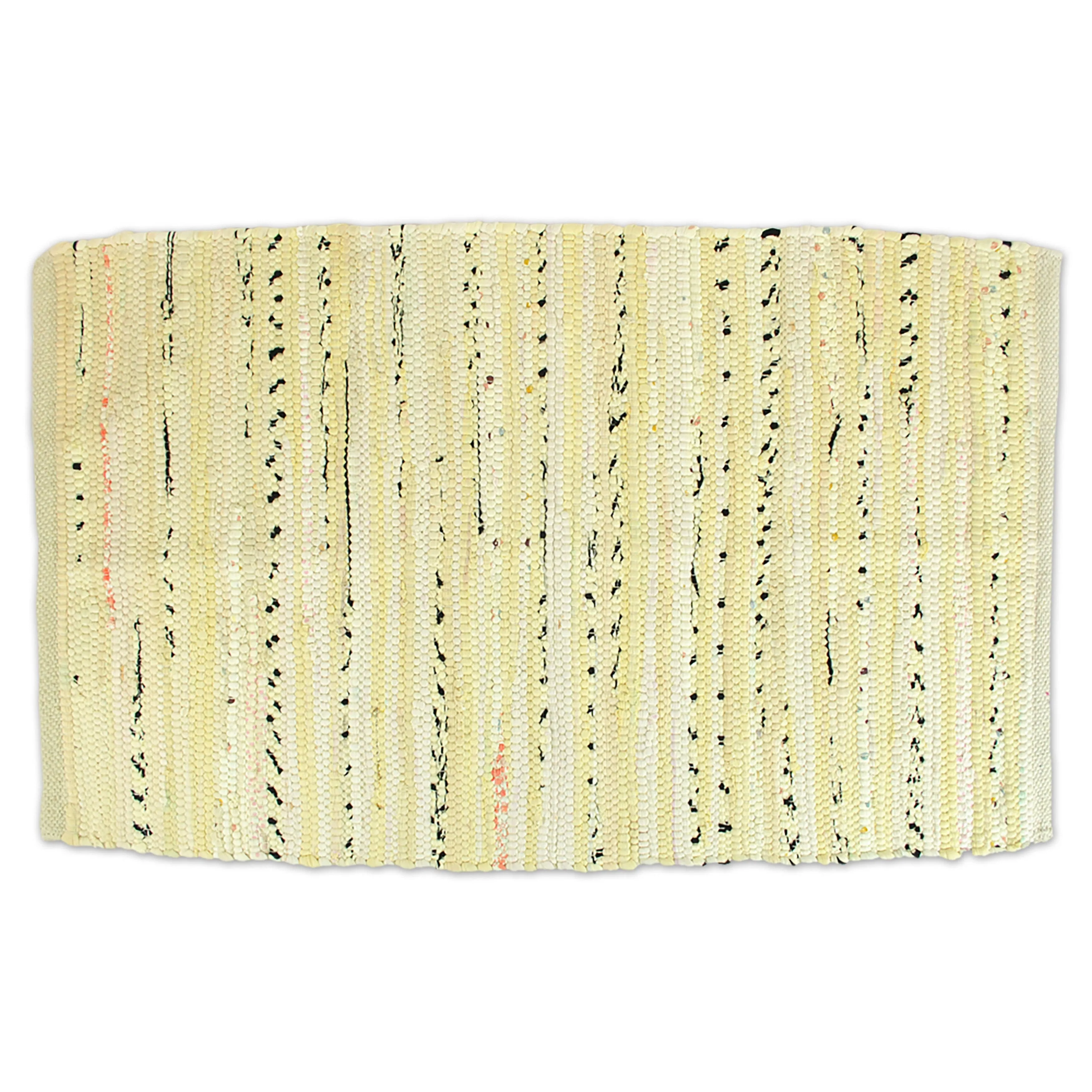DII Recycled Fabric Striped Handmade Rag Rug