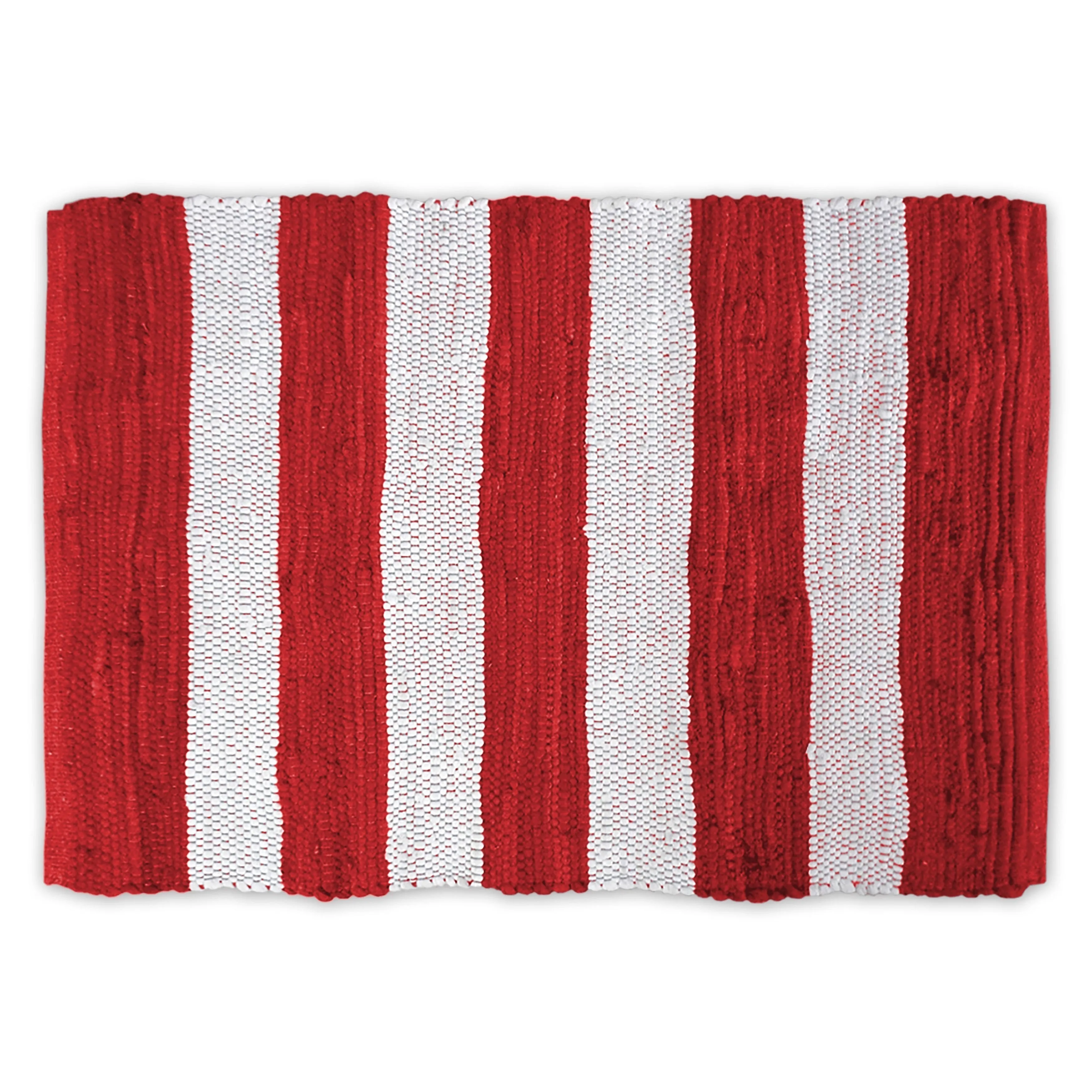 DII Recycled Fabric Striped Handmade Rag Rug
