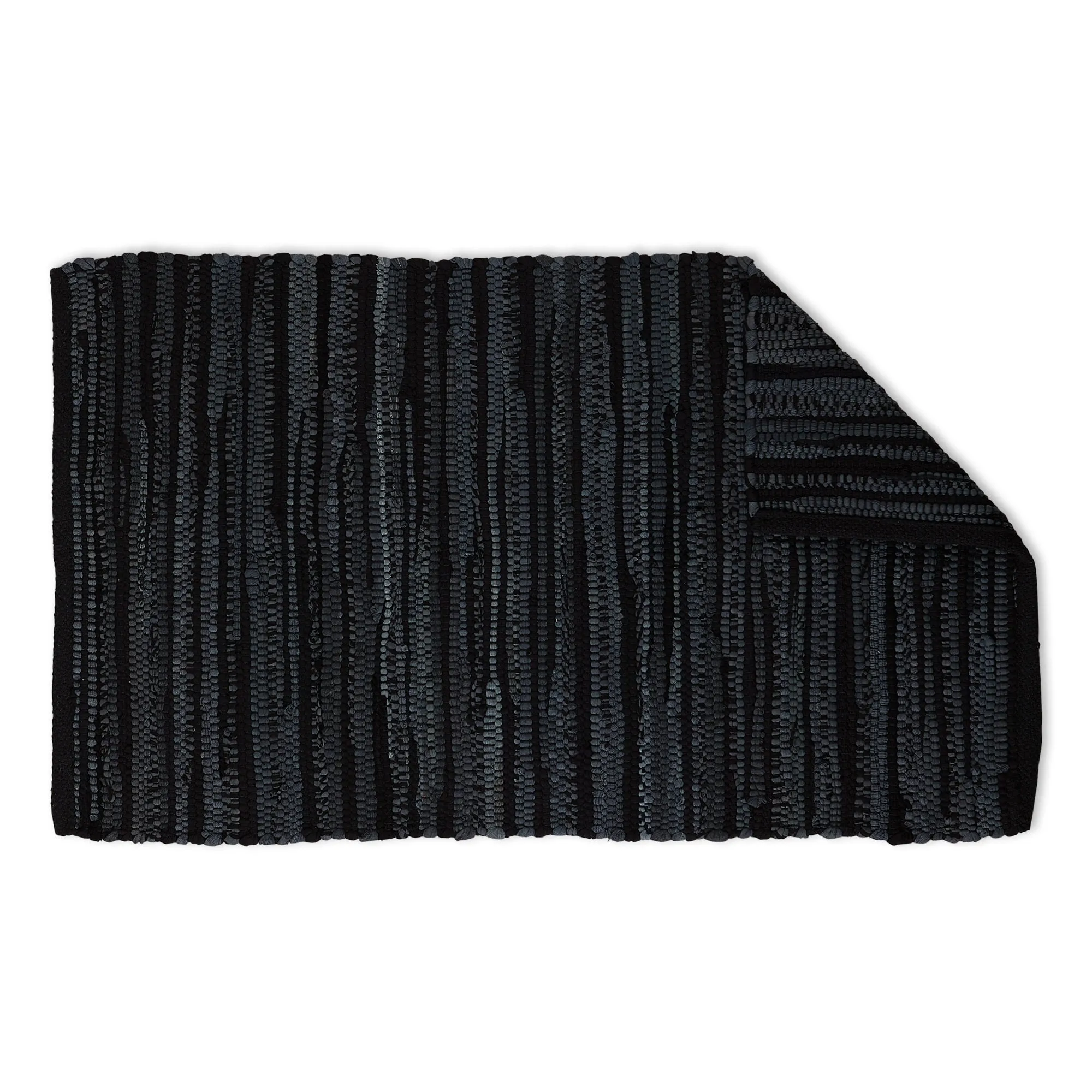 DII Recycled Fabric Striped Handmade Rag Rug