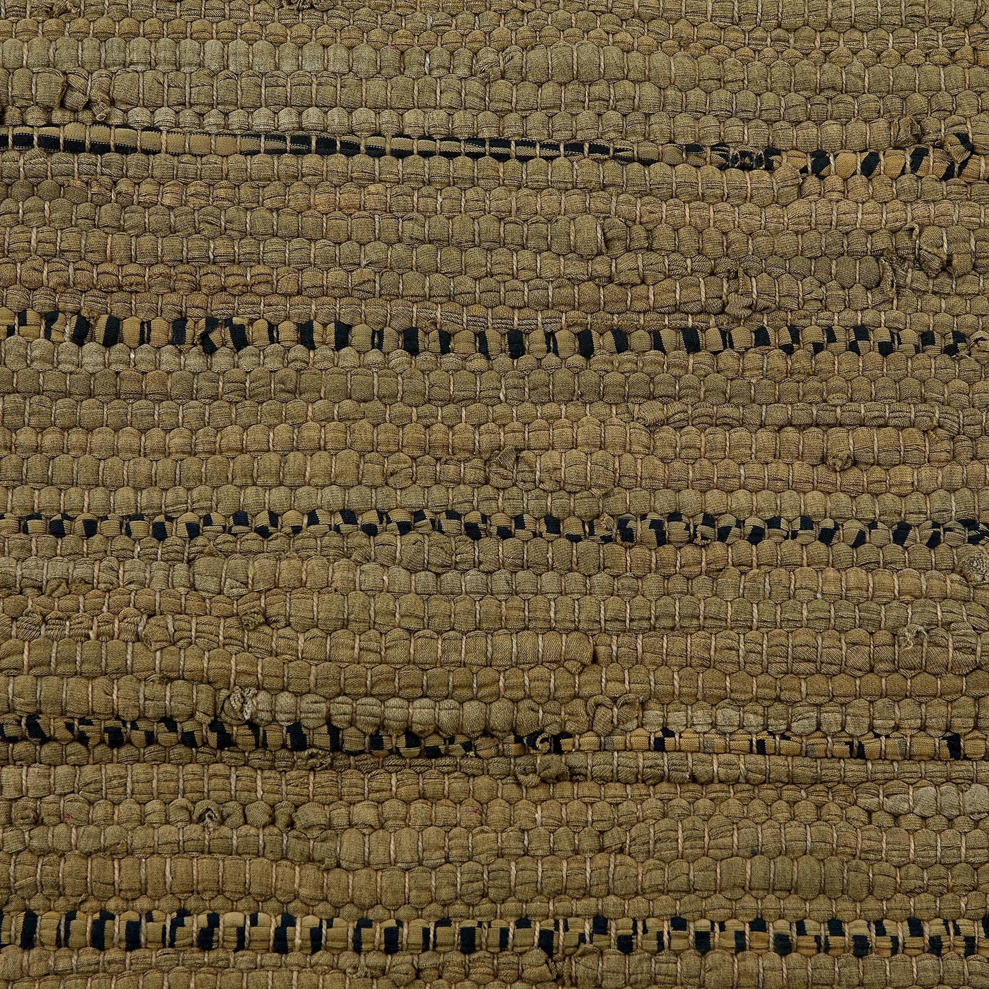 DII Recycled Fabric Striped Handmade Rag Rug