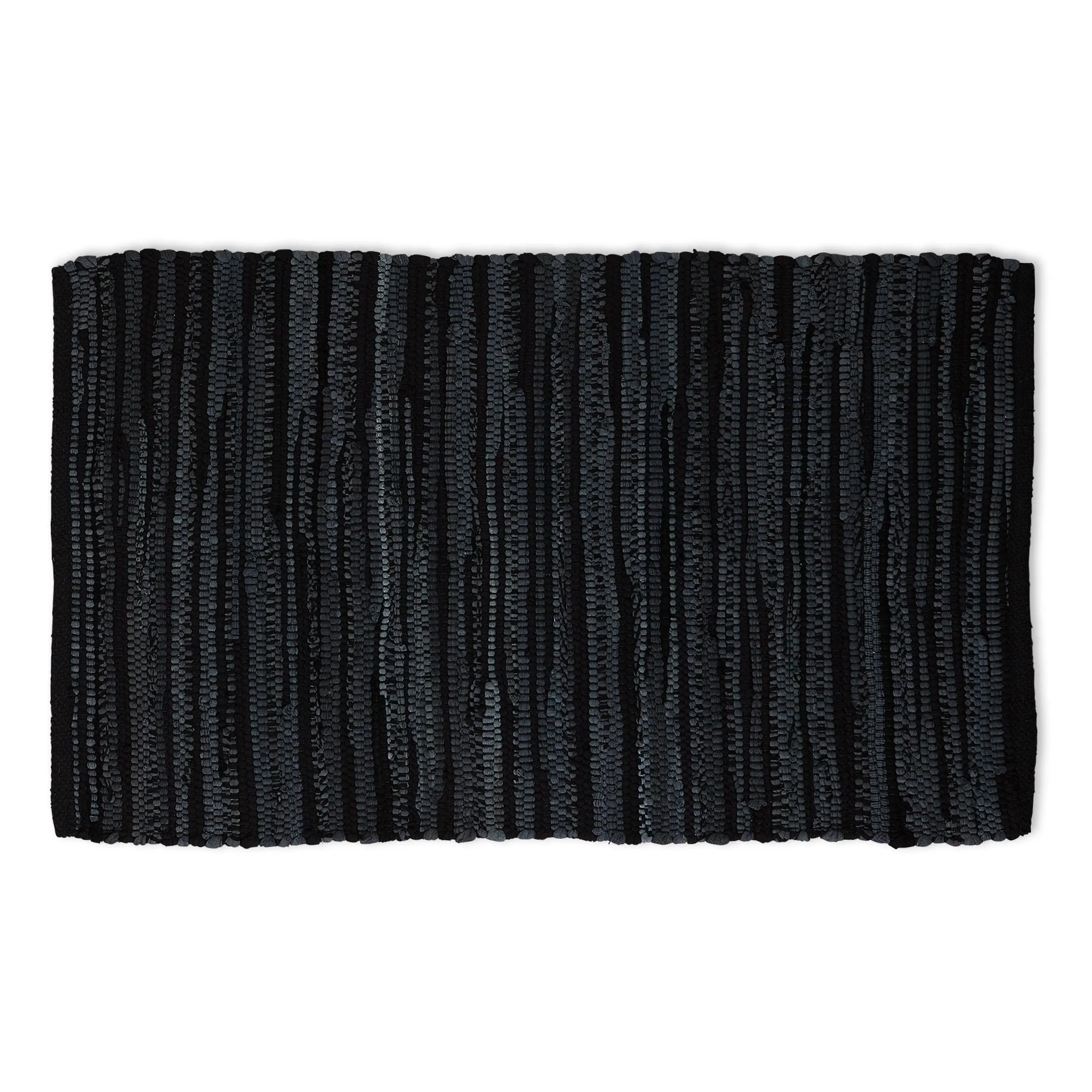 DII Recycled Fabric Striped Handmade Rag Rug