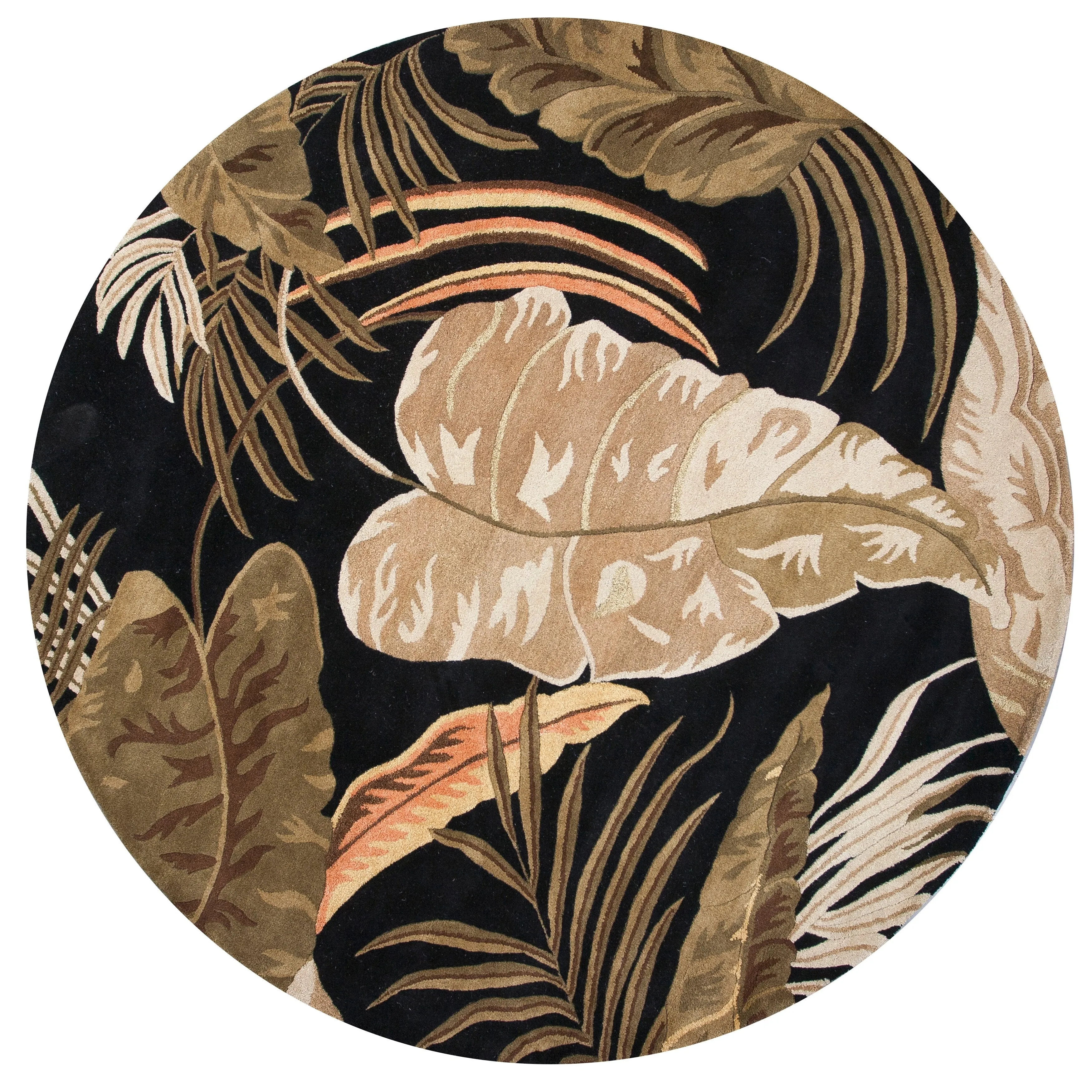 Domani Camila Midnight Tropics Wool Hand-tufted Area Rug