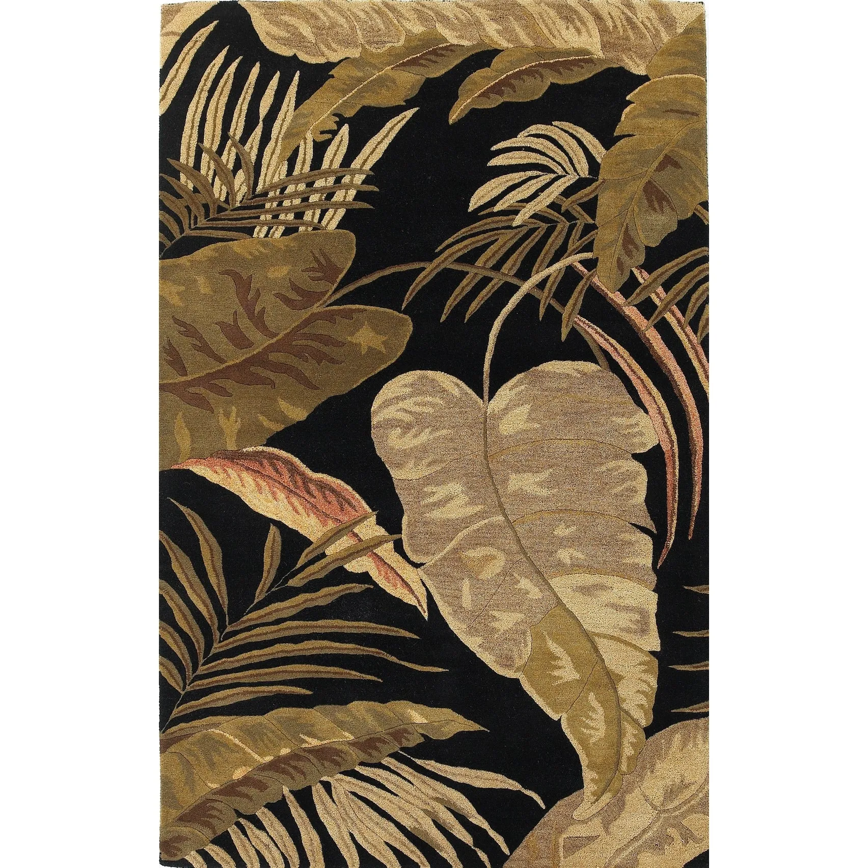 Domani Camila Midnight Tropics Wool Hand-tufted Area Rug