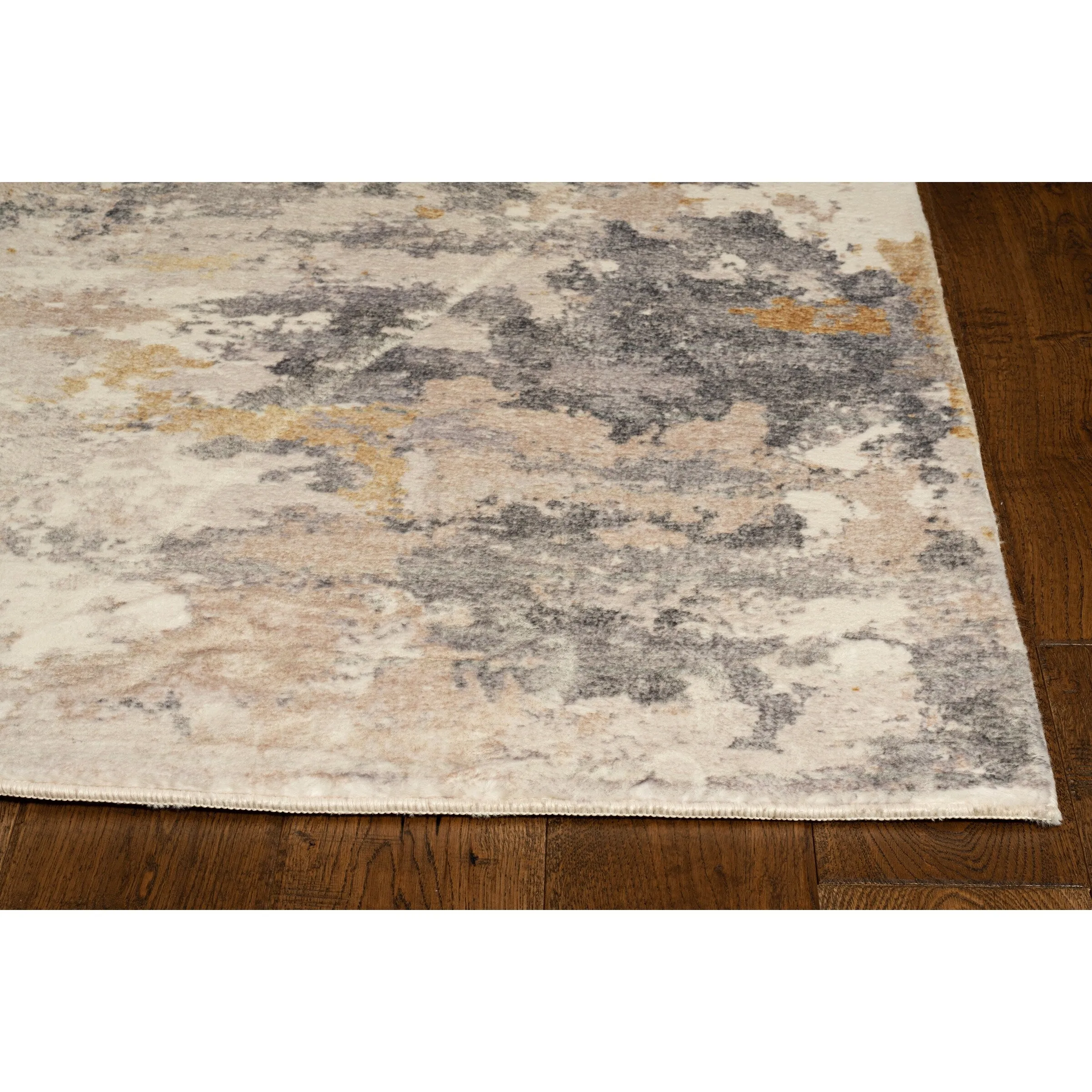 Domani Comfort Abstract & Contemporary Ombre Faux Fur Area Rug