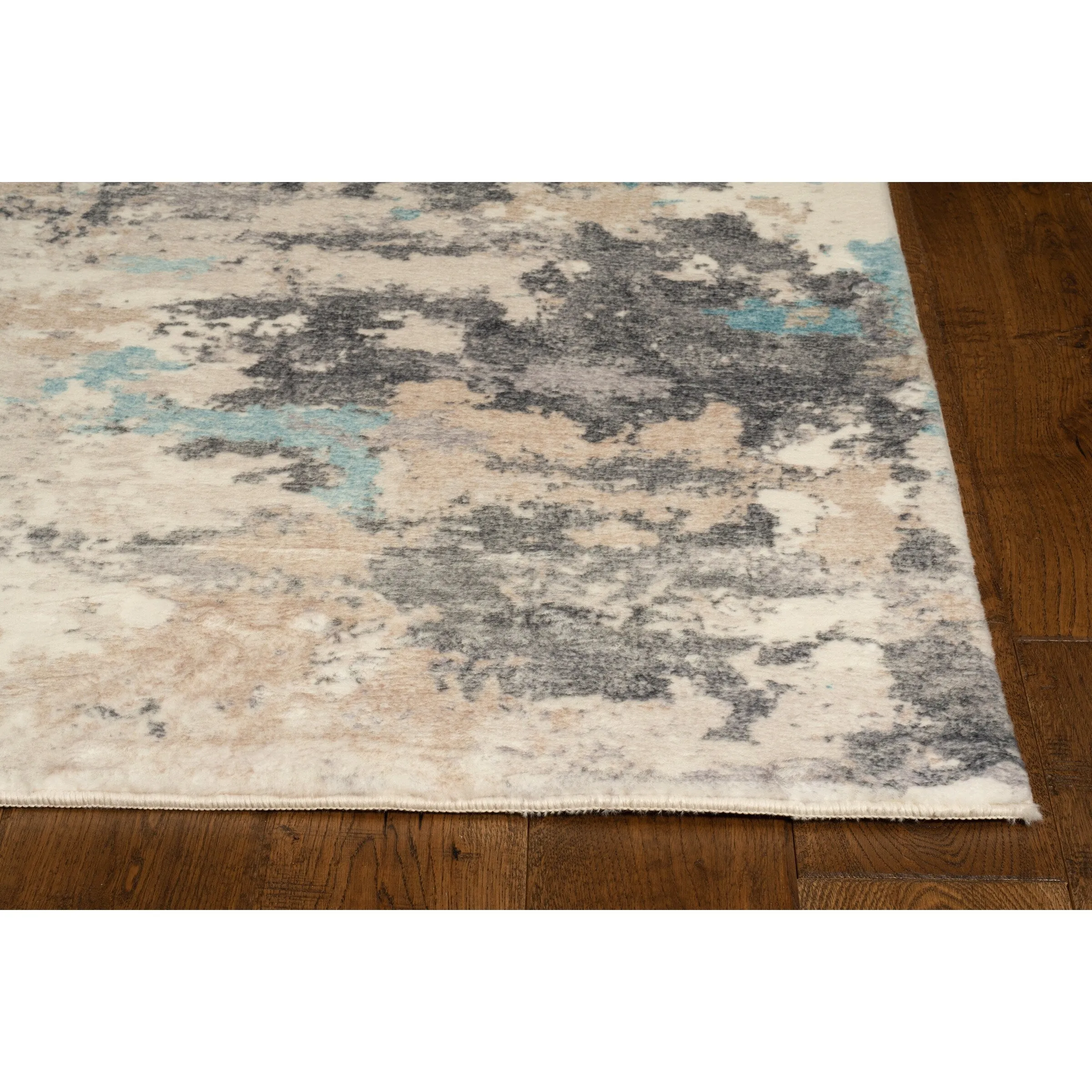 Domani Comfort Abstract & Contemporary Ombre Faux Fur Area Rug