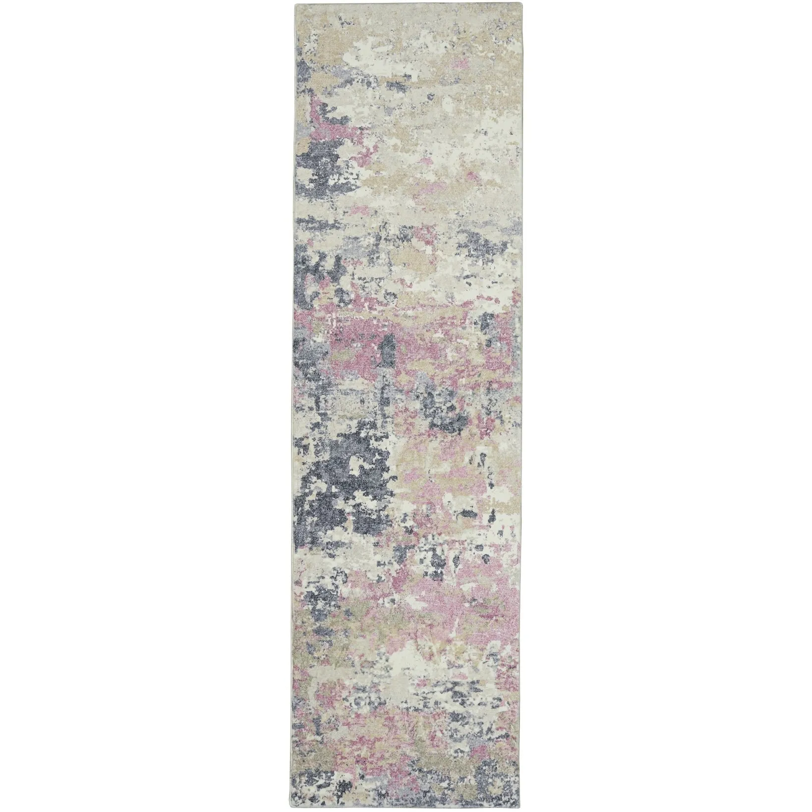 Domani Comfort Abstract & Contemporary Ombre Faux Fur Area Rug