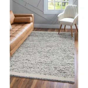 Domani Grant Contemporary & Casual Hand-Knotted Wool Area Rug